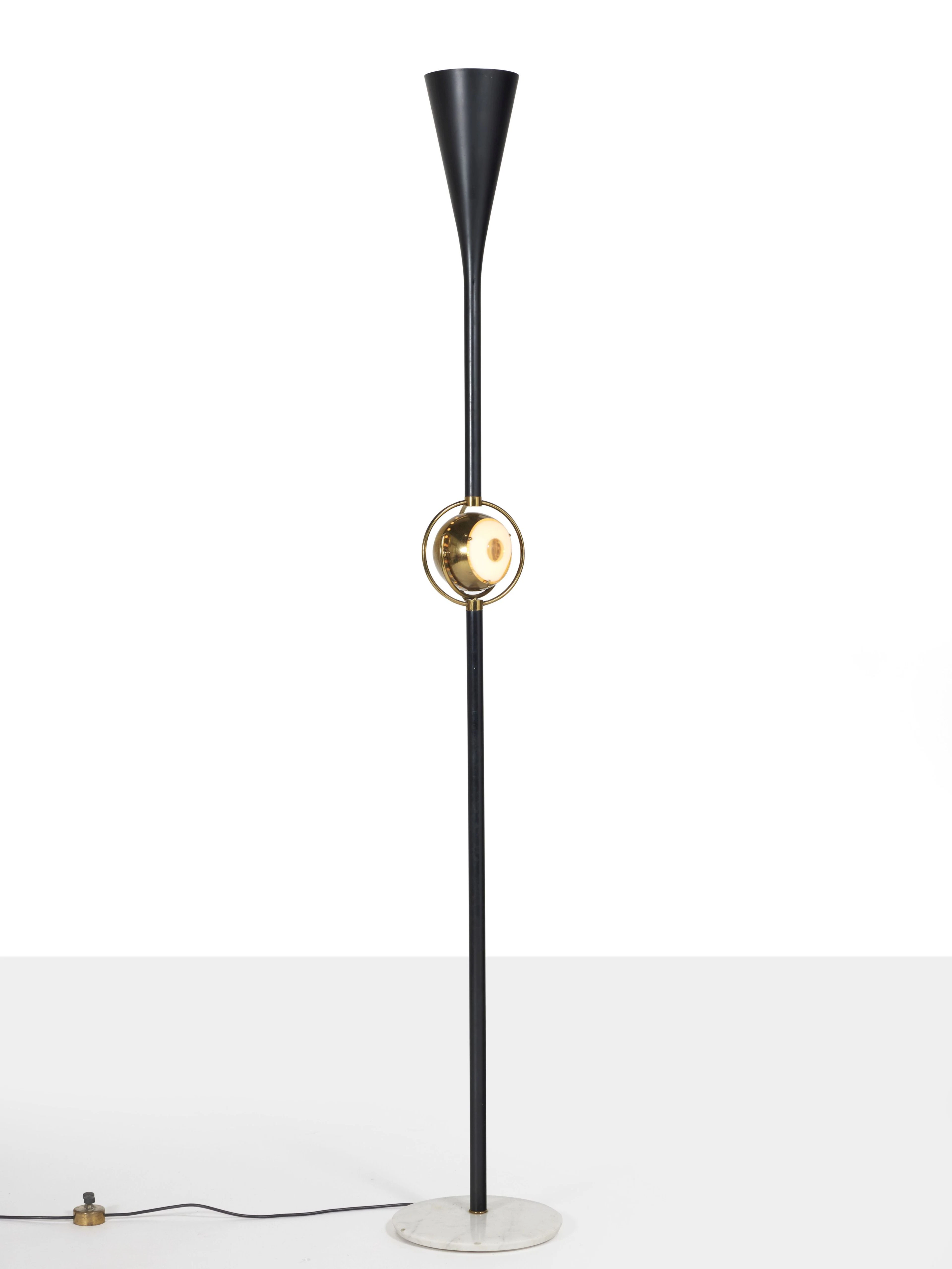 Angelo LELII 1911-1979 Lampadaire mod. 12555 dit «Occhio» - 1968
