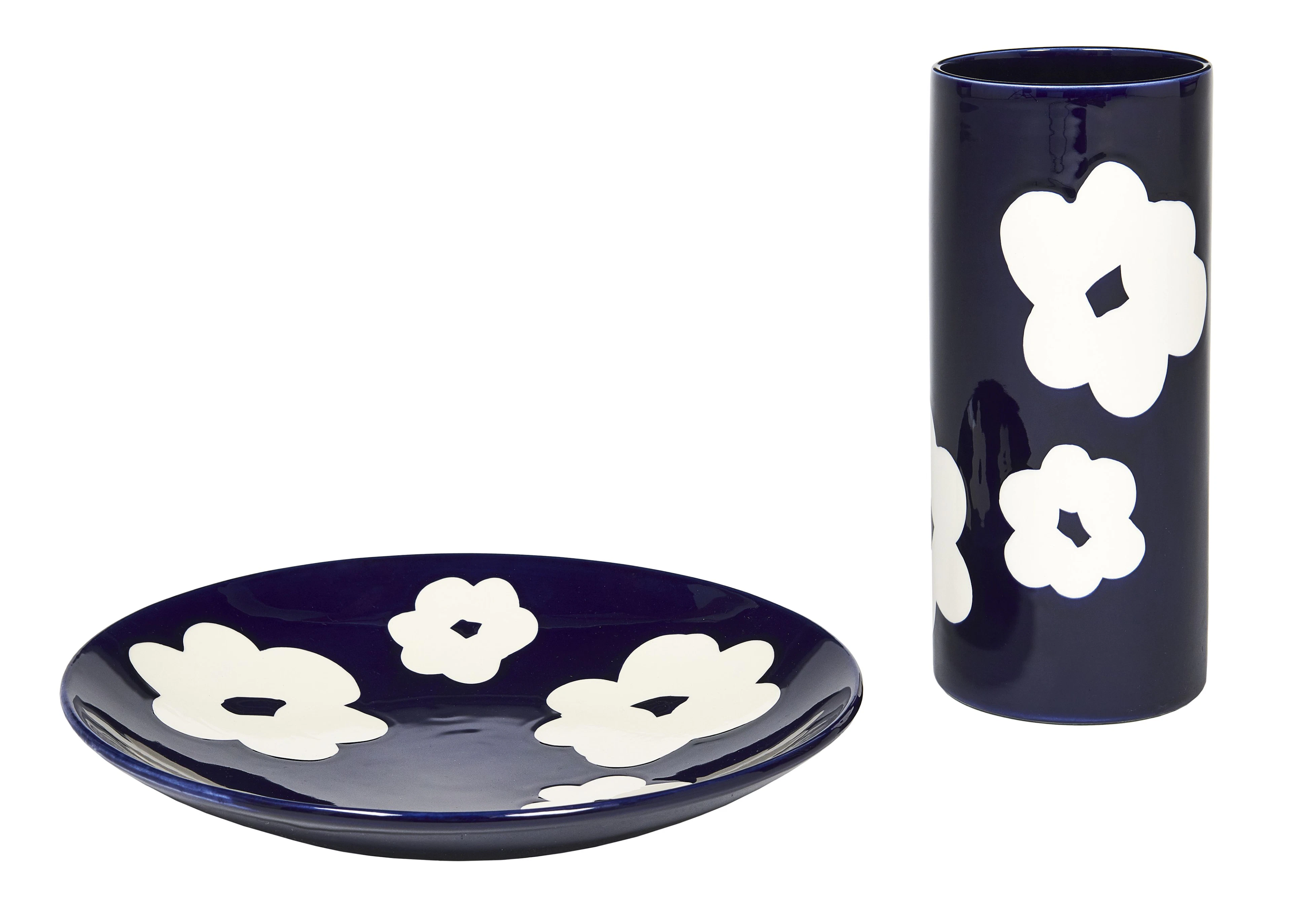 India MAHDAVI (Née en 1962) Vase et plat - 2022