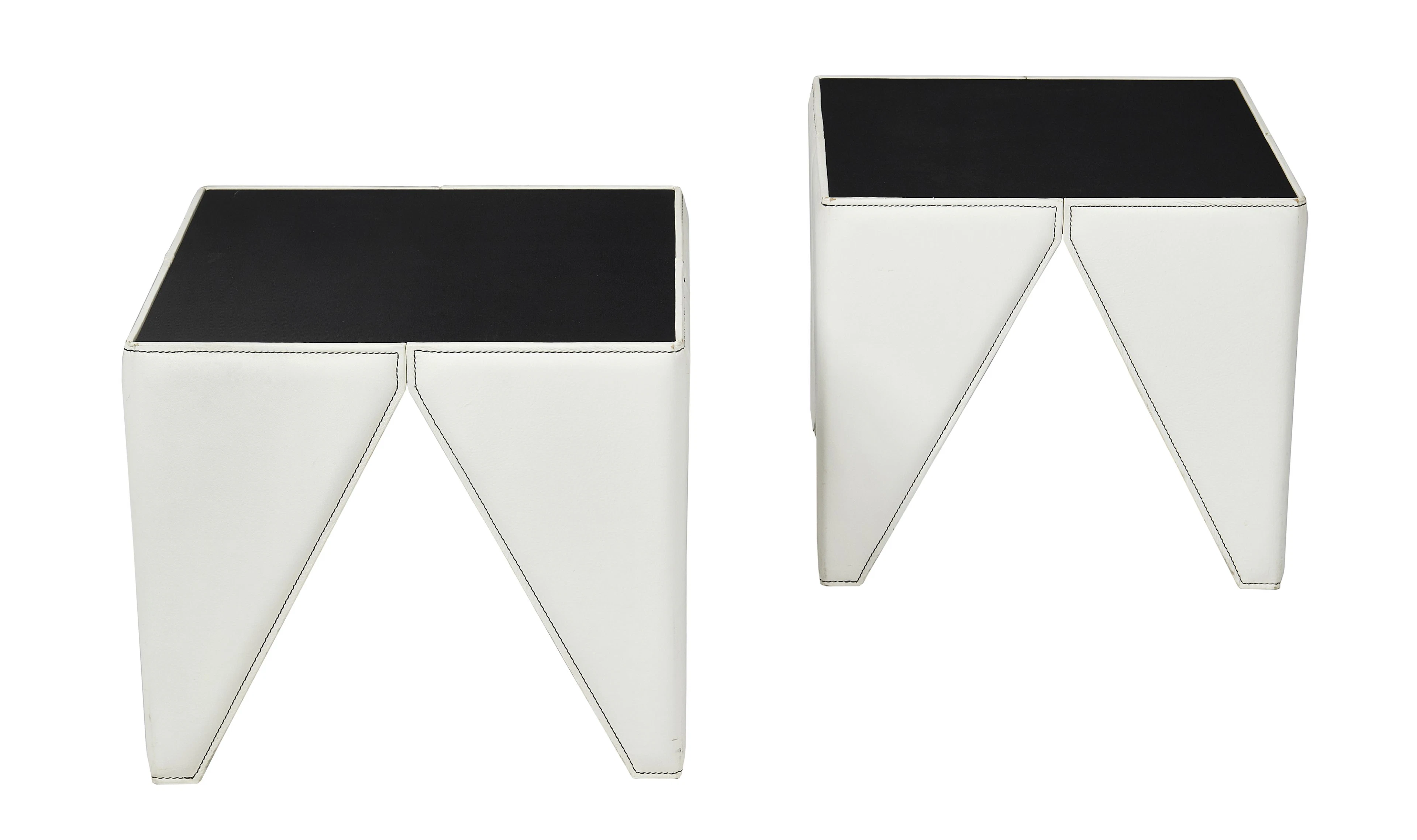 Pablo REINOSO (Né en 1955) Paire de tables "Pocket Table"- 2000