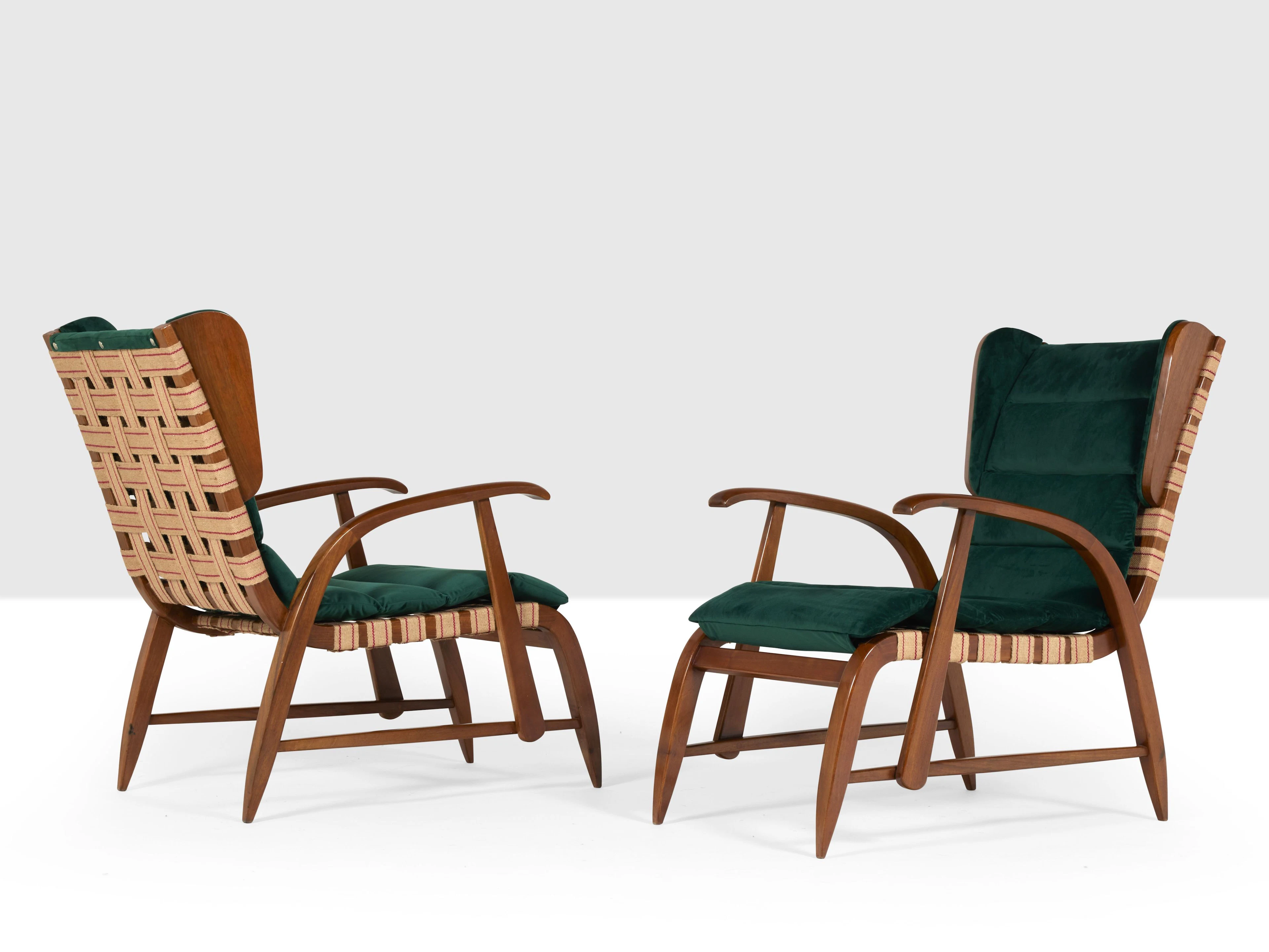 Paire de fauteuils - circa 1940
