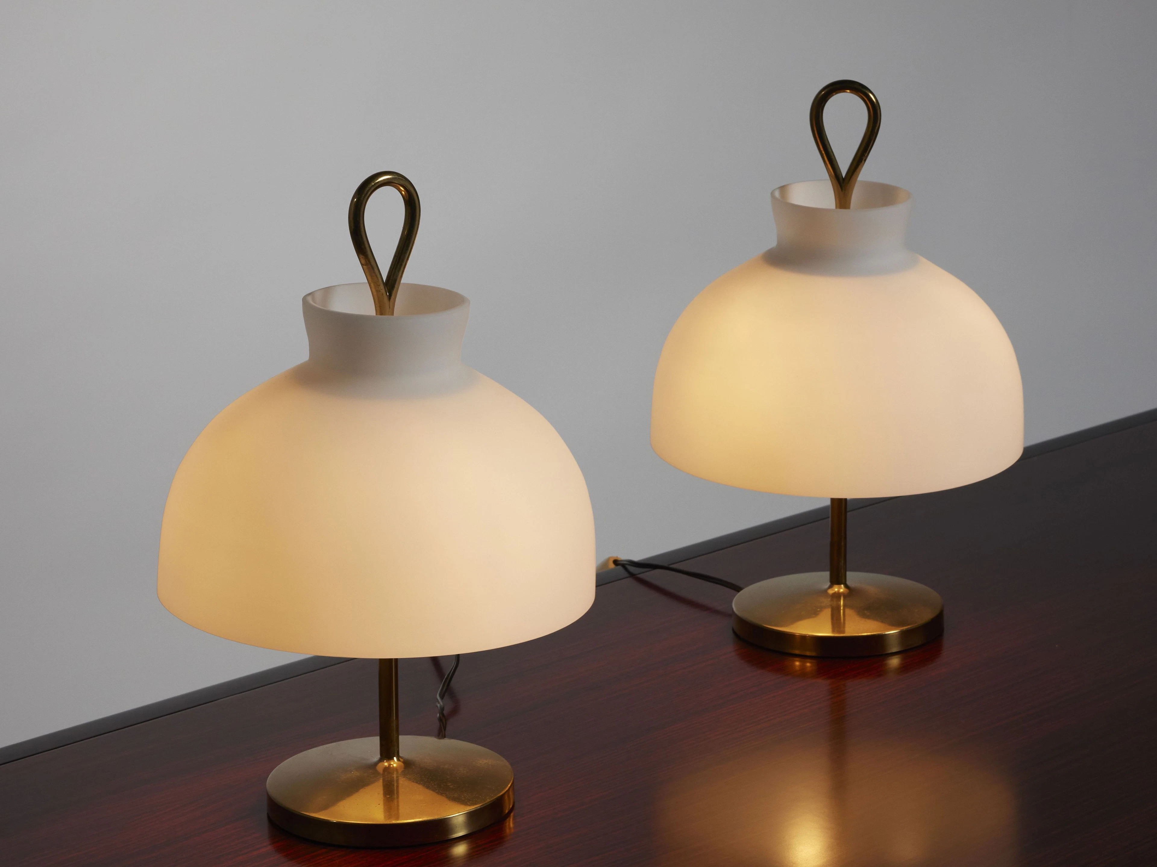 Ignazio GARDELLA 1905-1999 Paire de lampes de table dites «Arenzano» - 1956