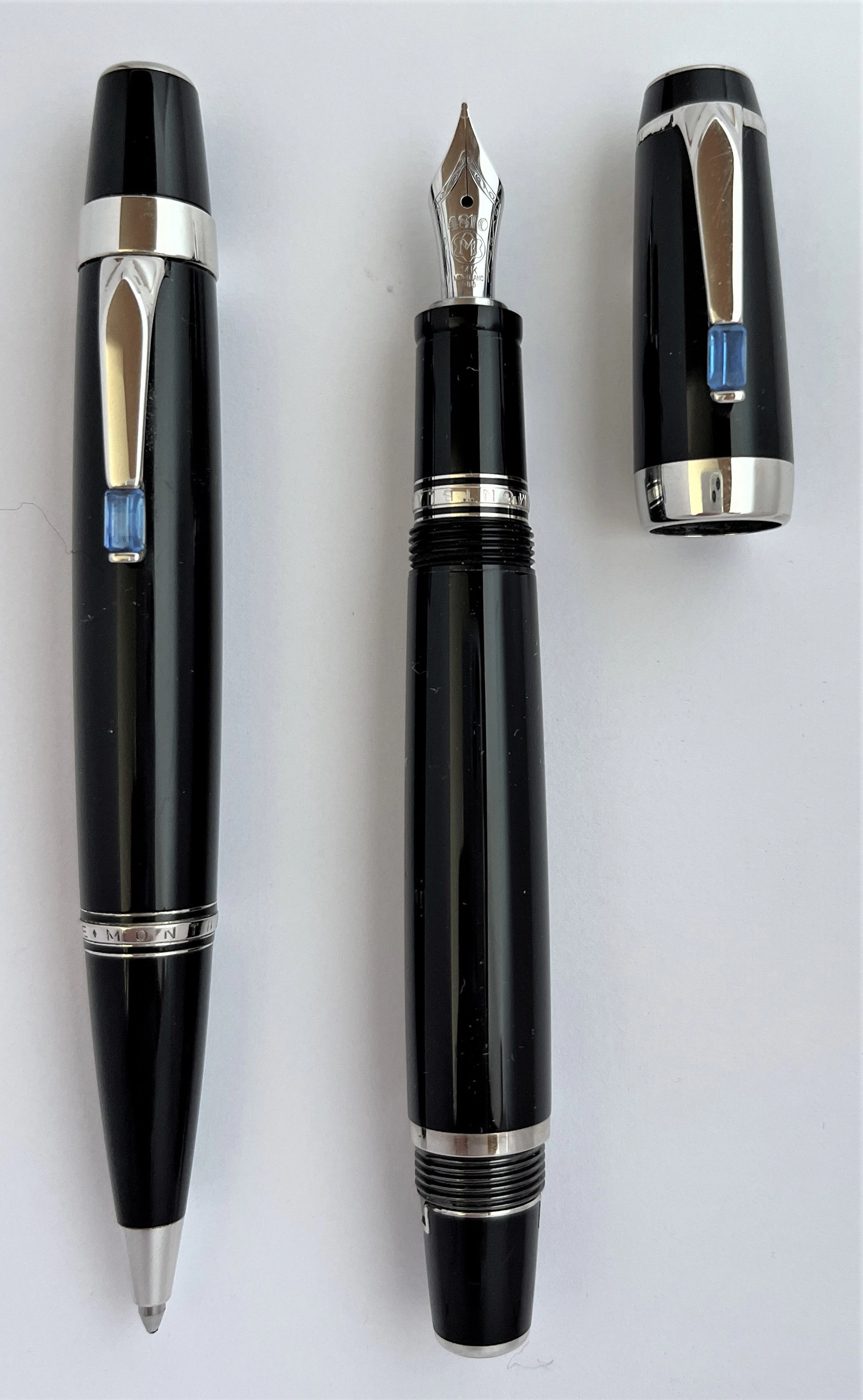 MONTBLANC - PARURE BOHEME DIAMANT BLEU