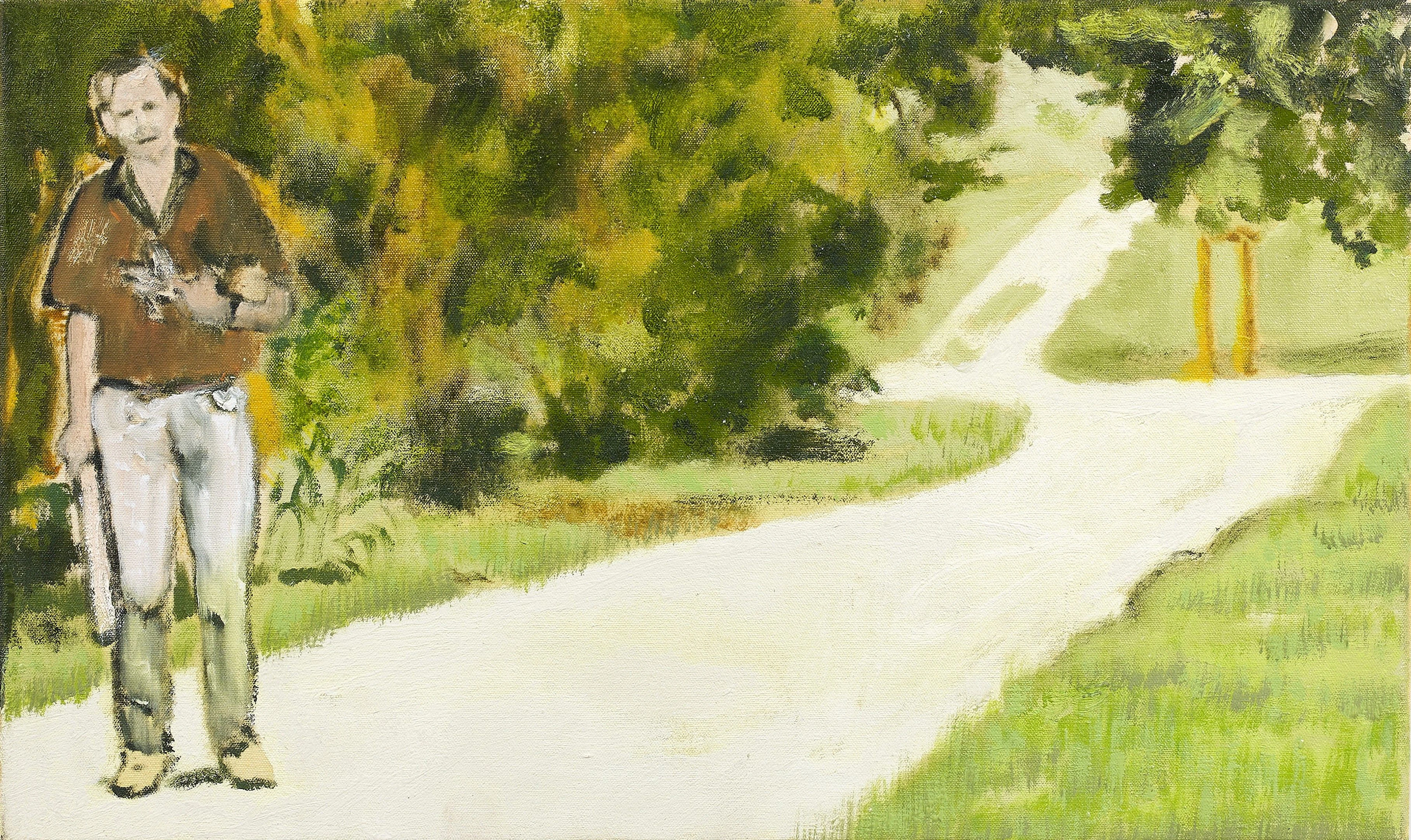 Peter DOIG (Né en 1959) Drive way - 1997 Huile sur toile
