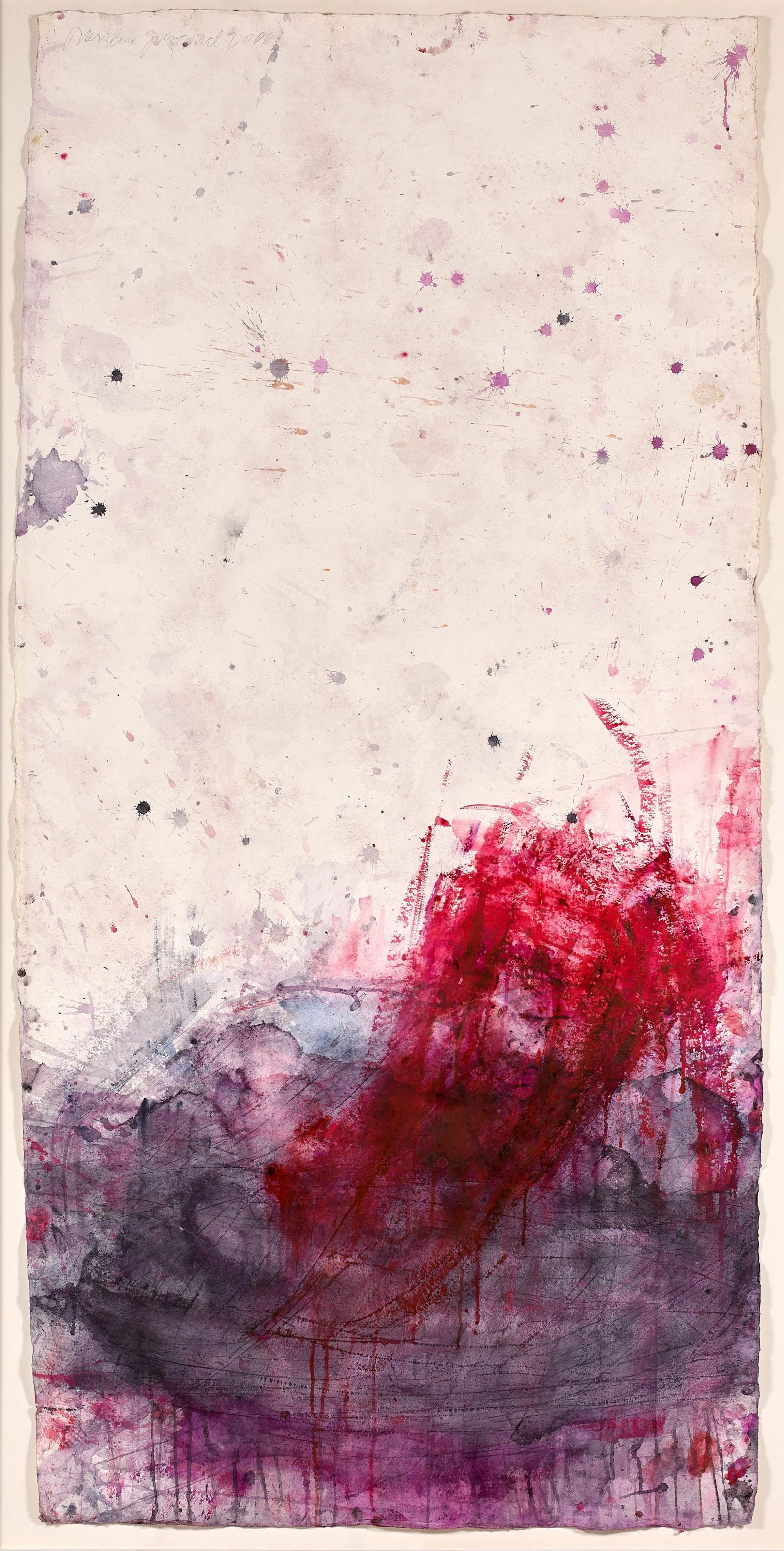 Martha JUNGWIRTH (Née en 1940) Herzflimmern - 2006 Aquarelle sur papier