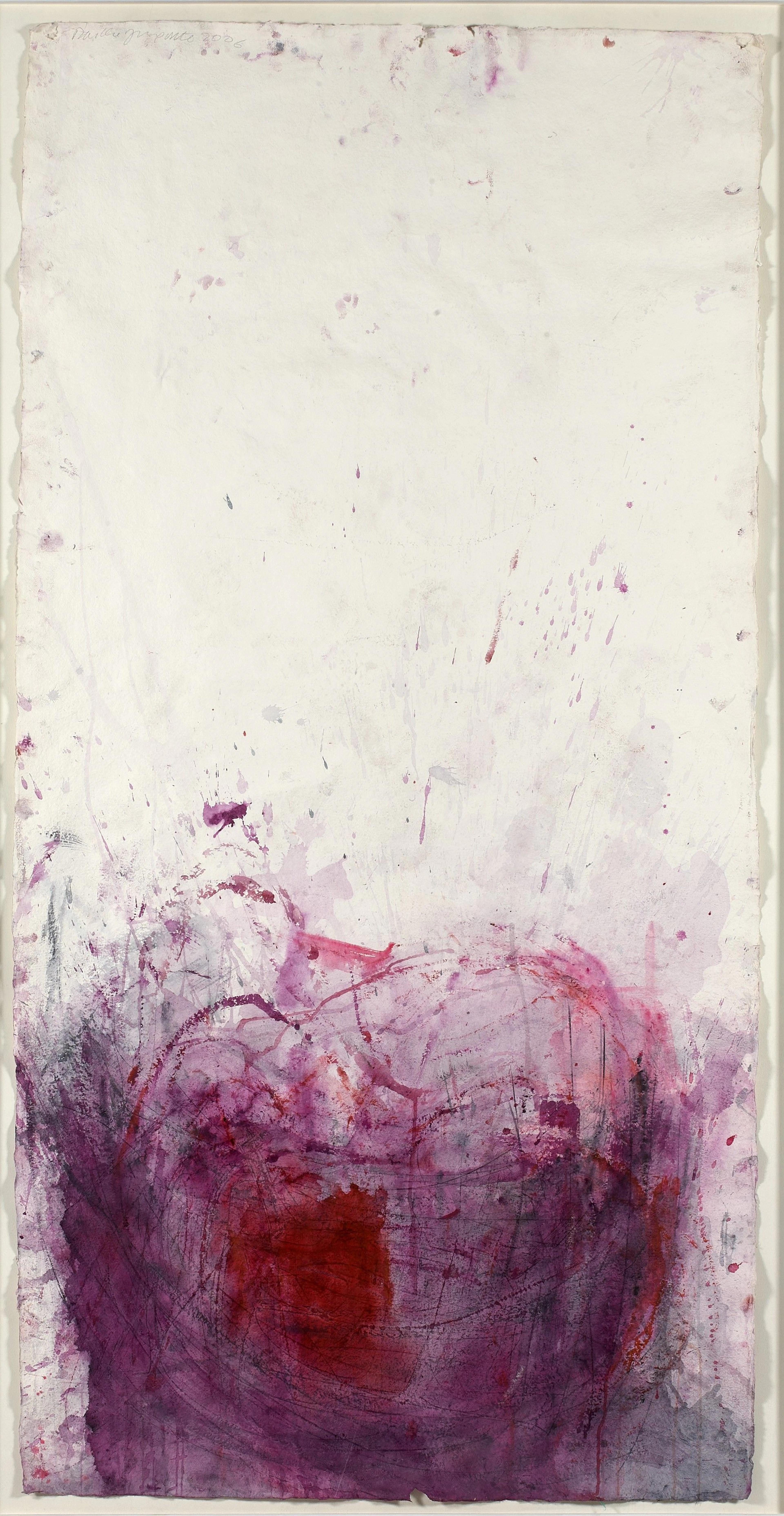 Martha JUNGWIRTH (Née en 1940) Herzflimmern - 2006 Aquarelle sur papier