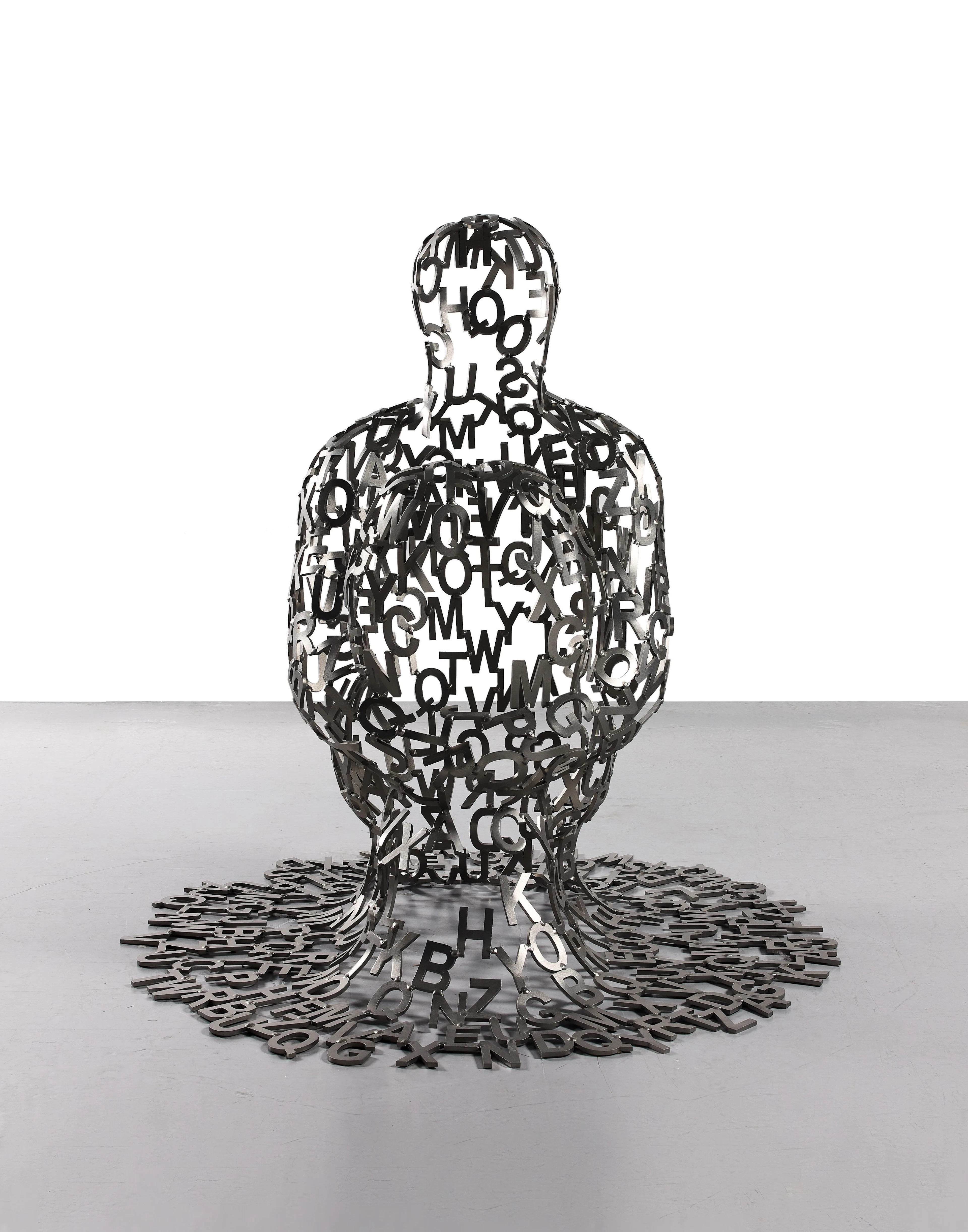 Jaume PLENSA (Né en 1955) Overflow (Study) IV - 2013 Acier inoxydable