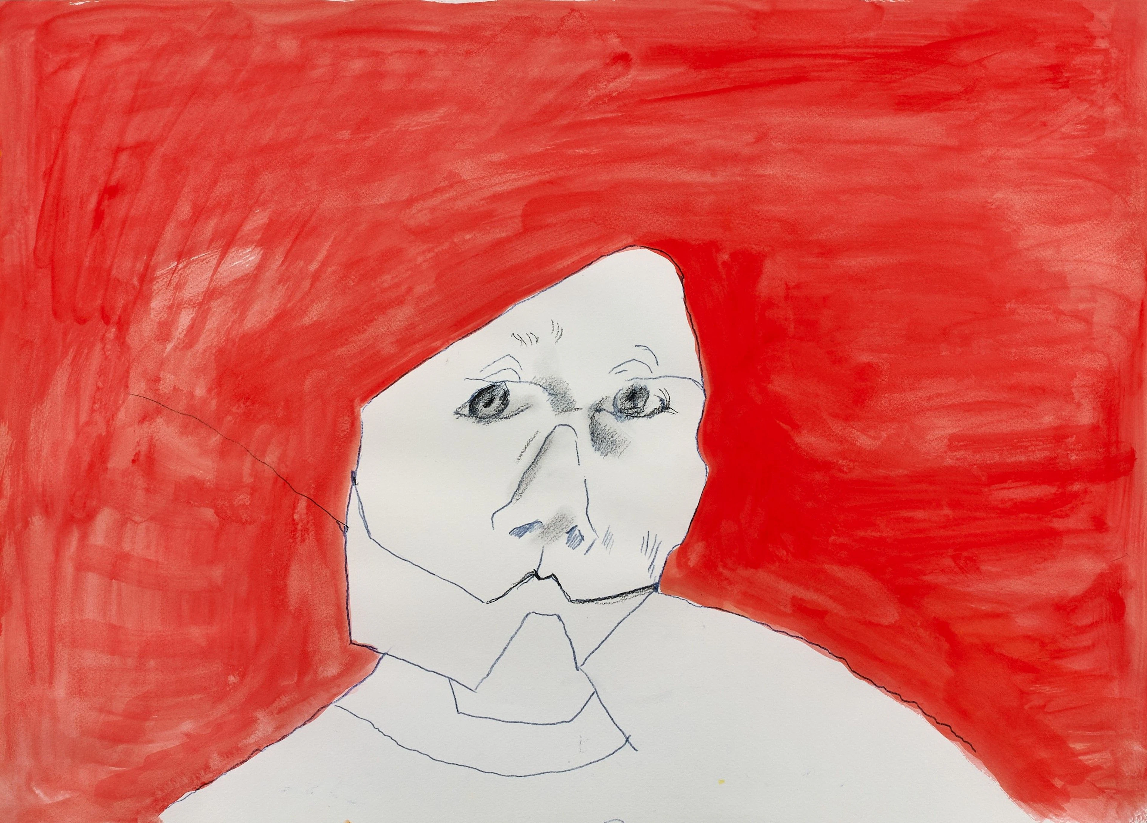 Maria LASSNIG (1919 - 2014) Sans titre - circa 1999-2012 Crayon