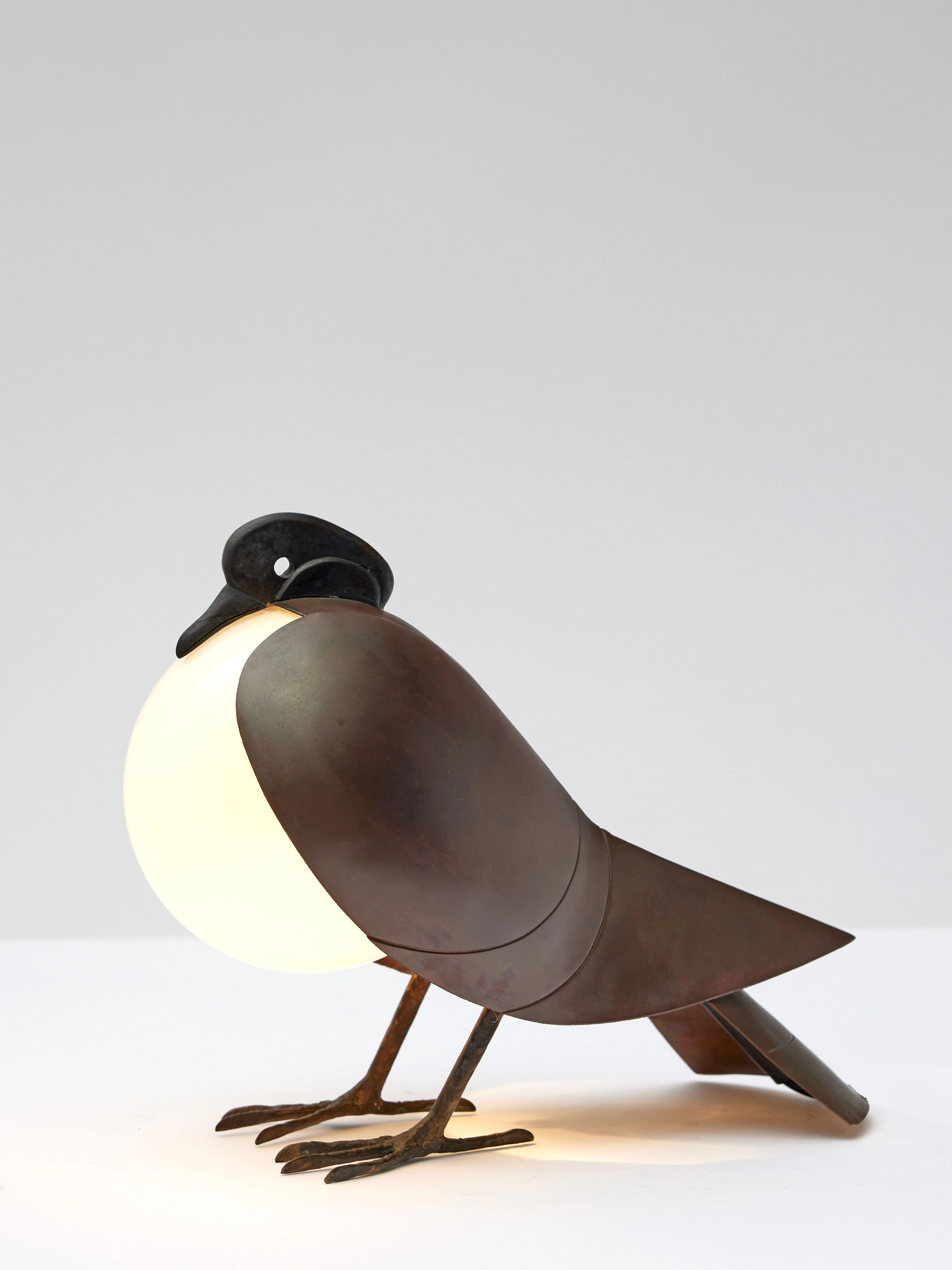 François-Xavier LALANNE 1927-2008 Lampe de table "Pigeon" - 1991