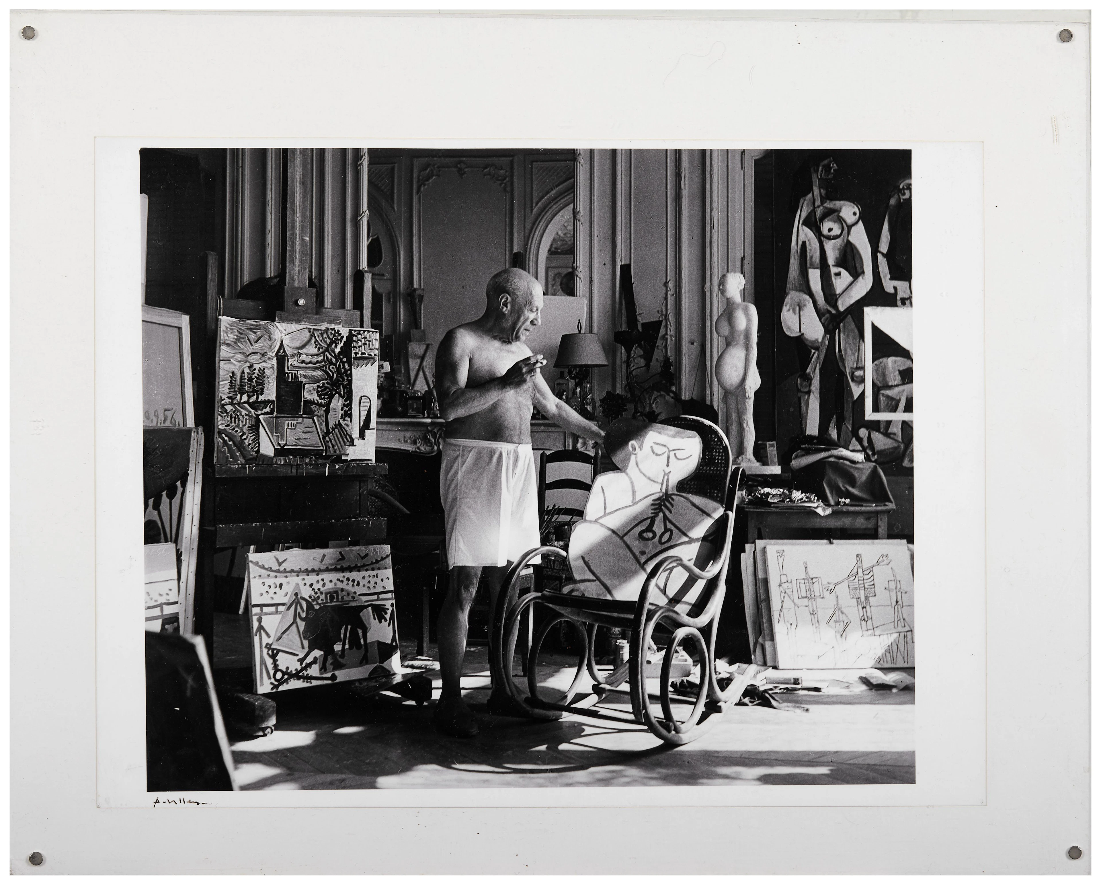 André VILLERS (1930 - 2016) Pablo Picasso - Cannes