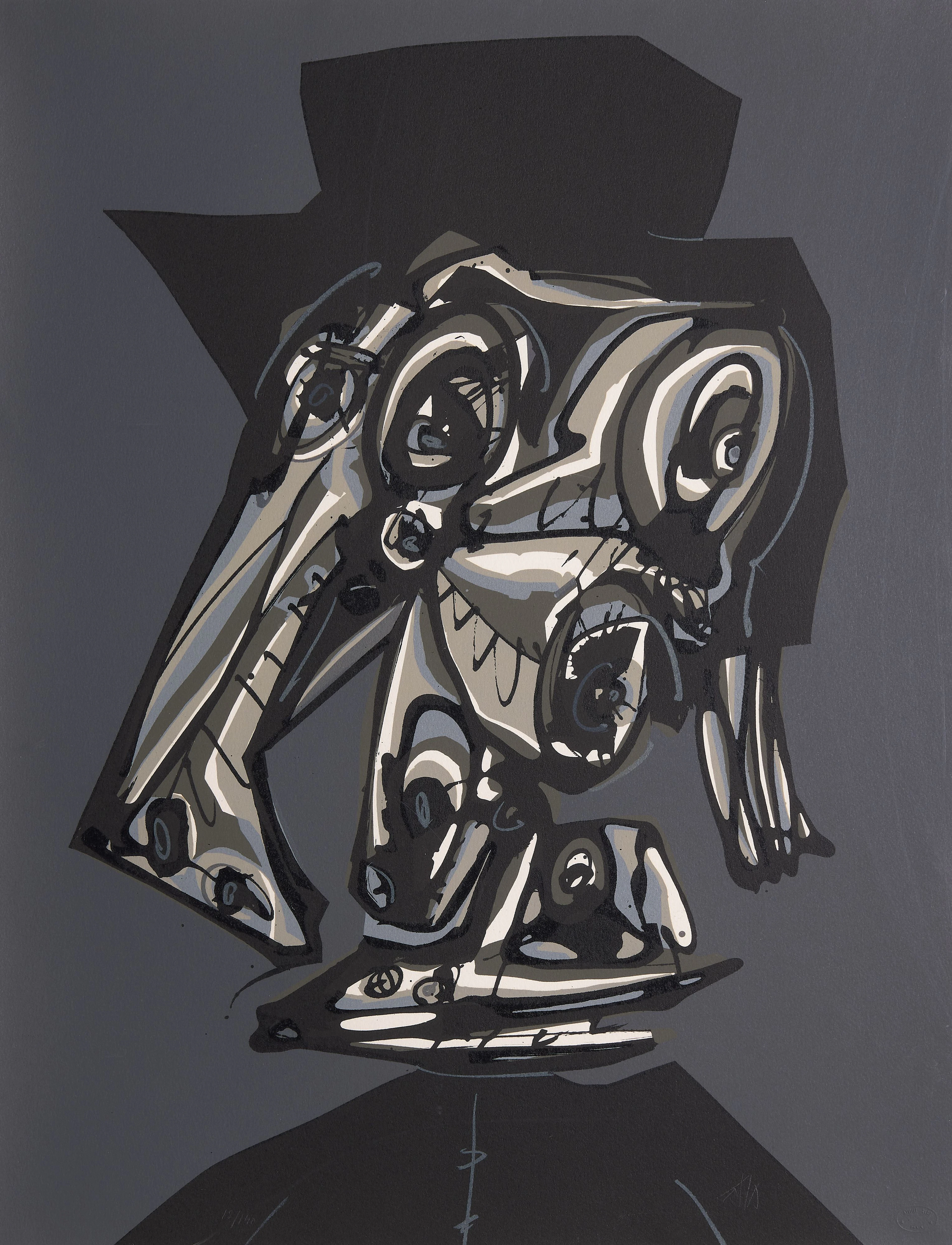 Antonio SAURA (1930 - 1998) Dora Maar Vistatda V - 1986...
