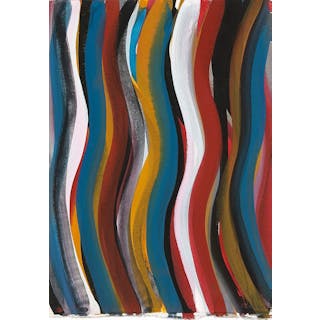 Sol LEWITT, Sol LEWITT (1928 - 2007) Irregular bands of colour superimposed