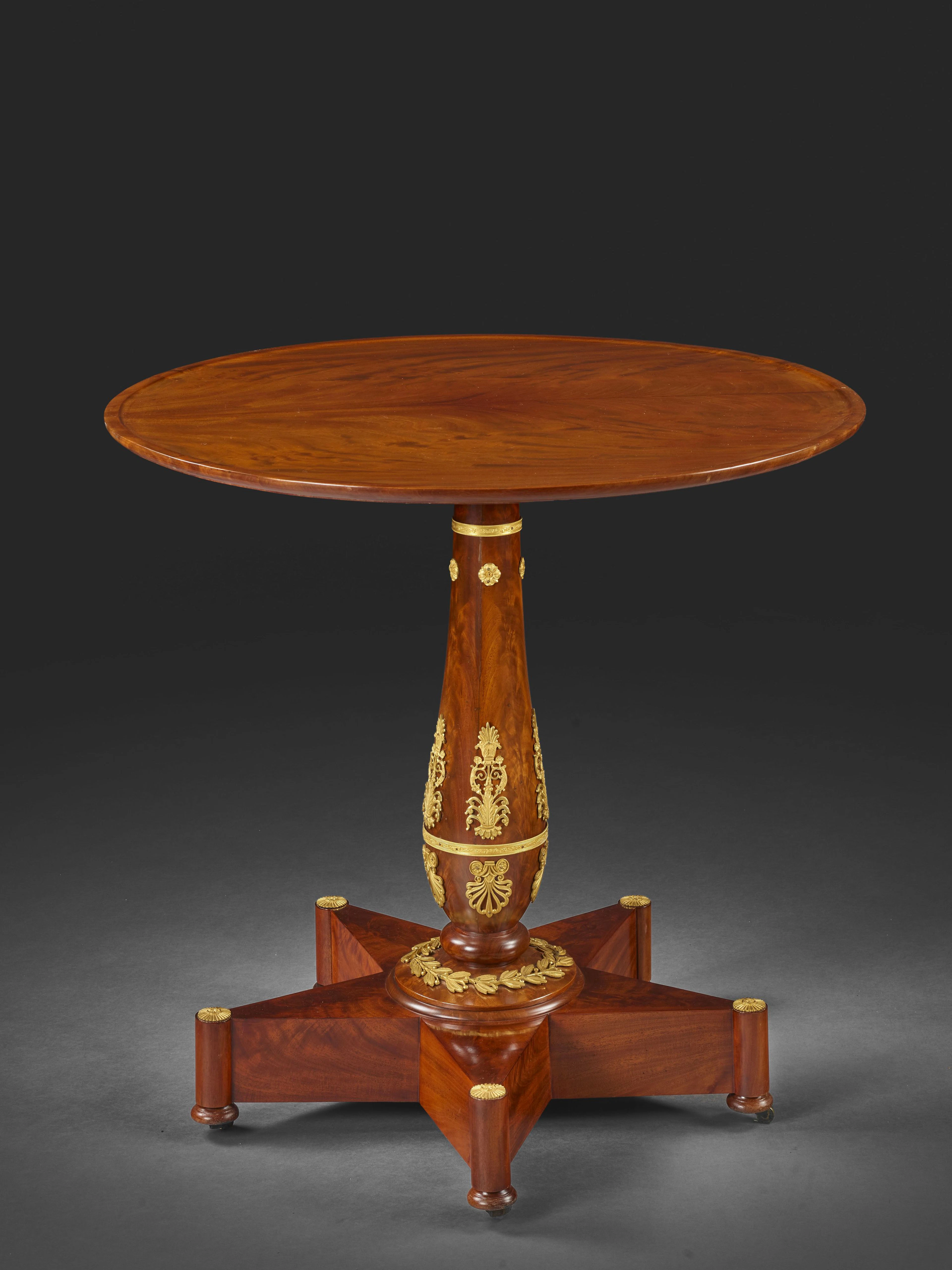 GUÉRIDON D'ÉPOQUE EMPIRE