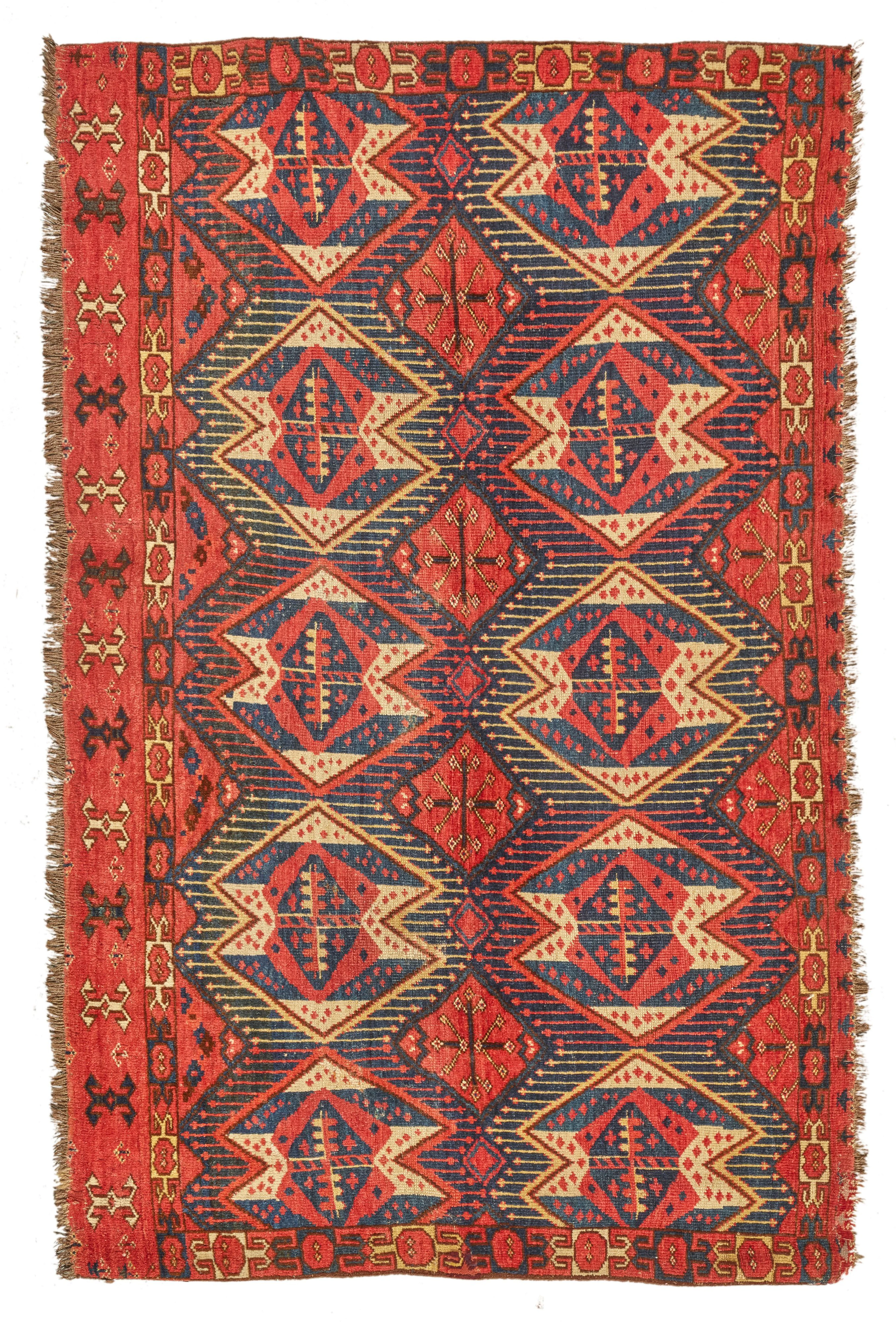 TAPIS CHUVAL ERSARI BESHIR DU XIXe SIÈCLE Région de l'Amu Darya, Turkmenistan