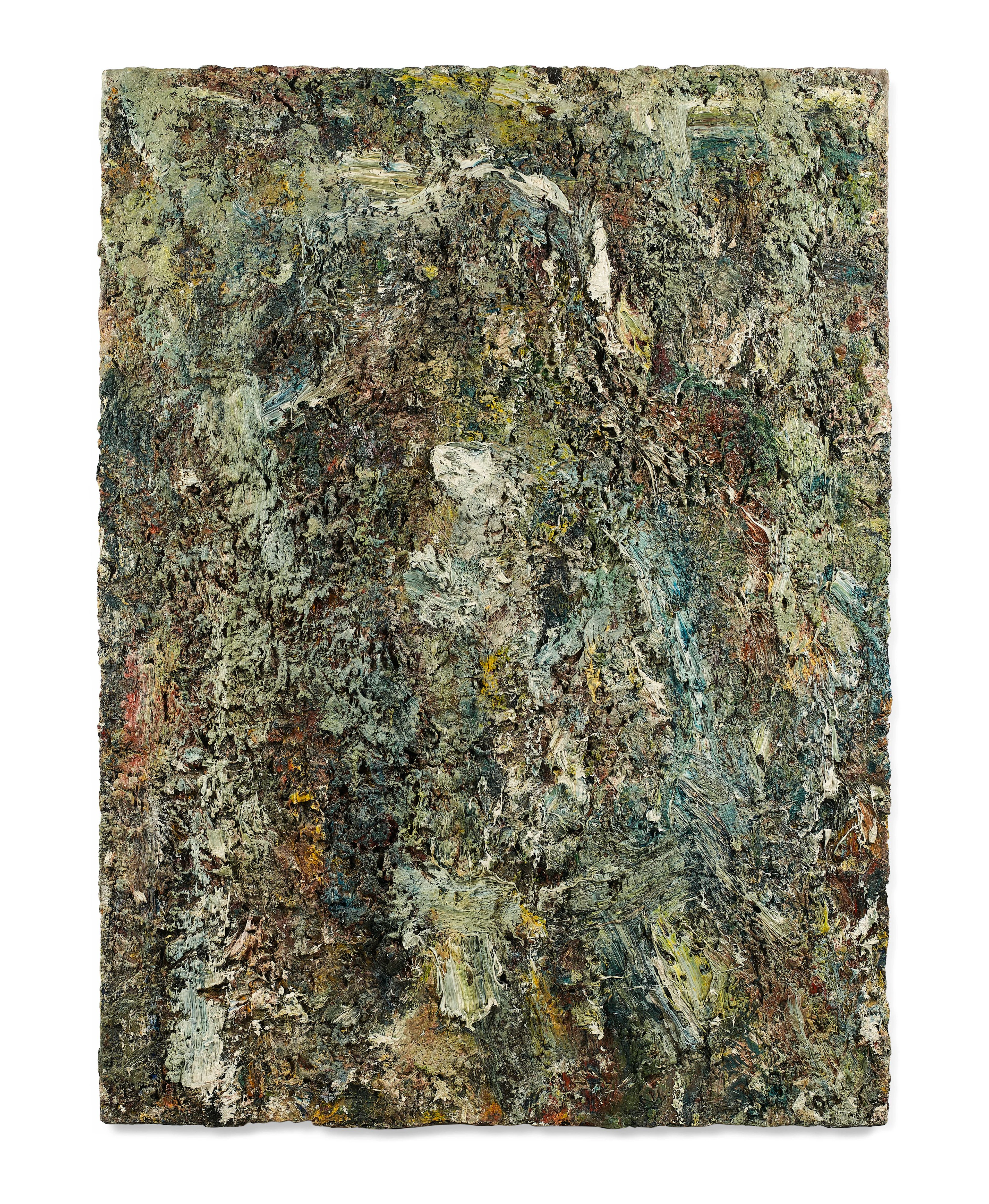 Eugène LEROY (1910 - 2000) Nu 9 - 1986 Huile sur toile