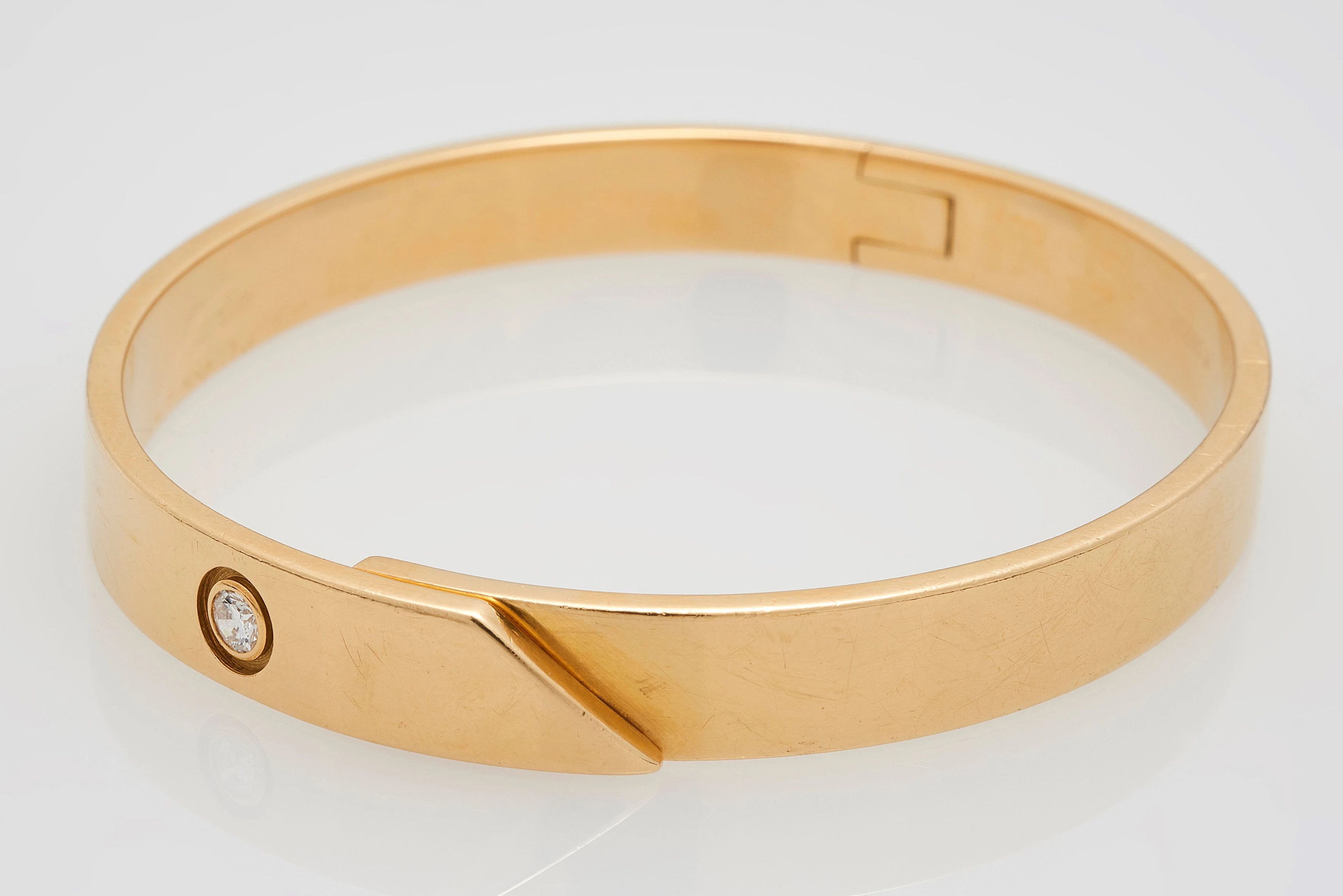 CARTIER Bracelet rigide ouvrant "Anniversaire"