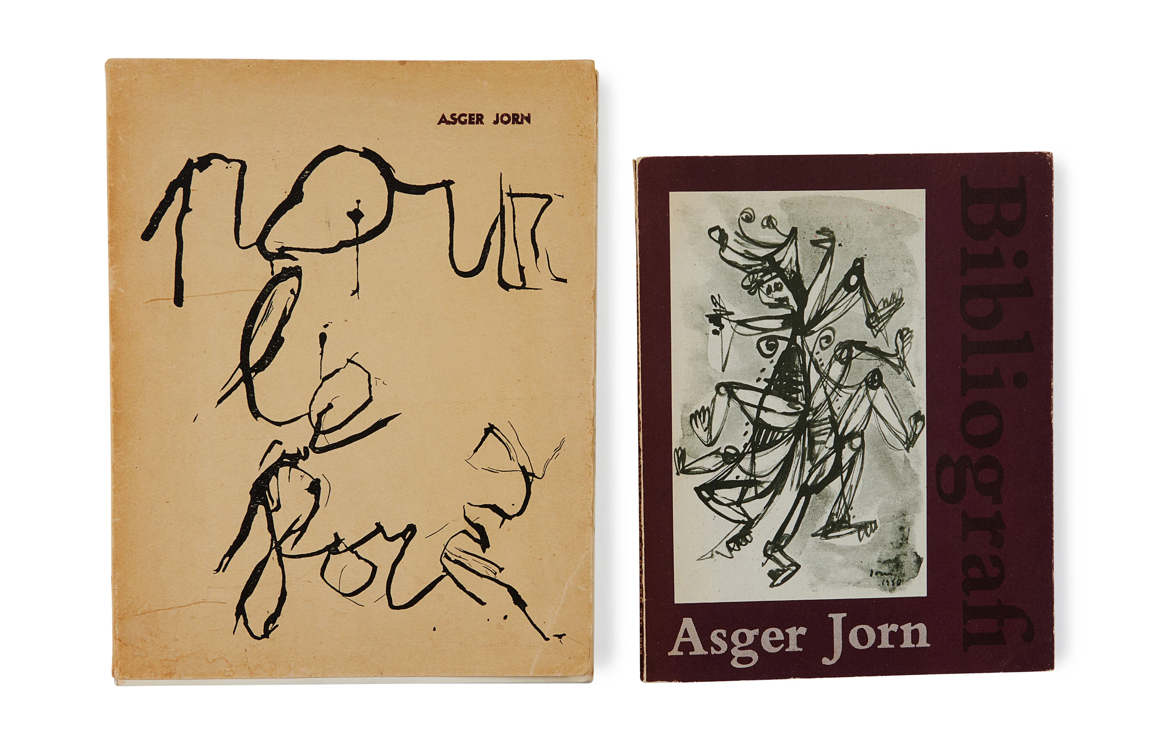 [JORN (Asger)] Ensemble de deux ouvrages autour d’Asger Jorn.