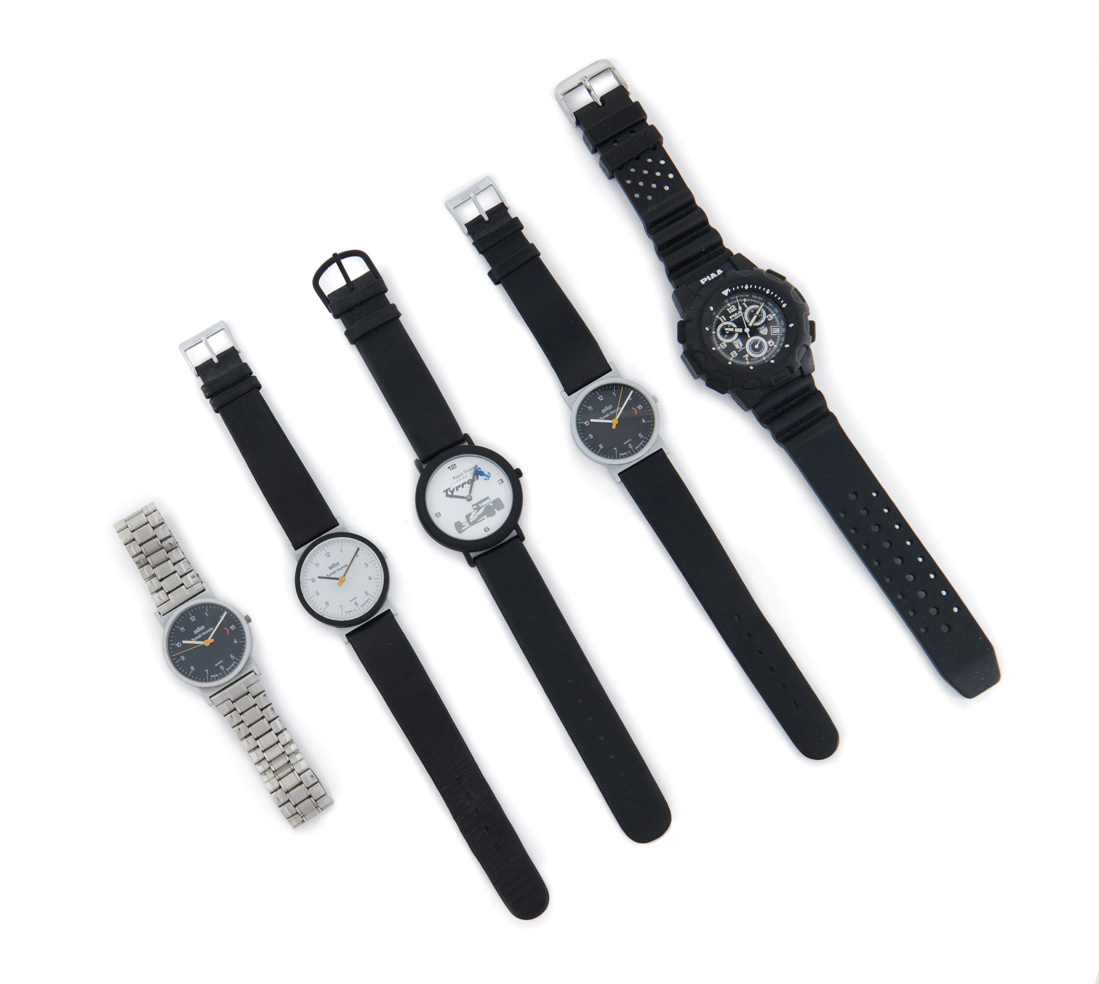 TYRRELL Ensemble de 5 montres publicitaires - Sans réserve - No reserve