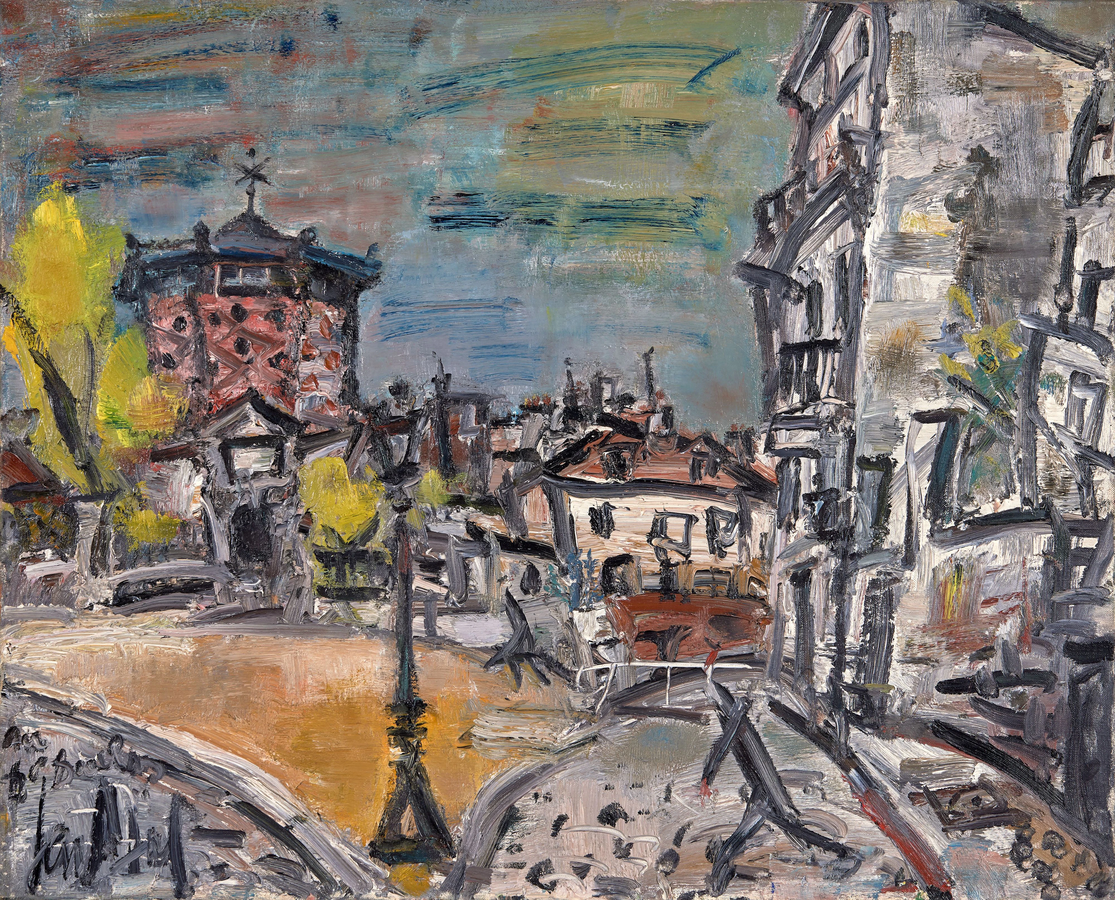 Place Jean Baptiste Clément à Montmartre - circa 1950-1955
