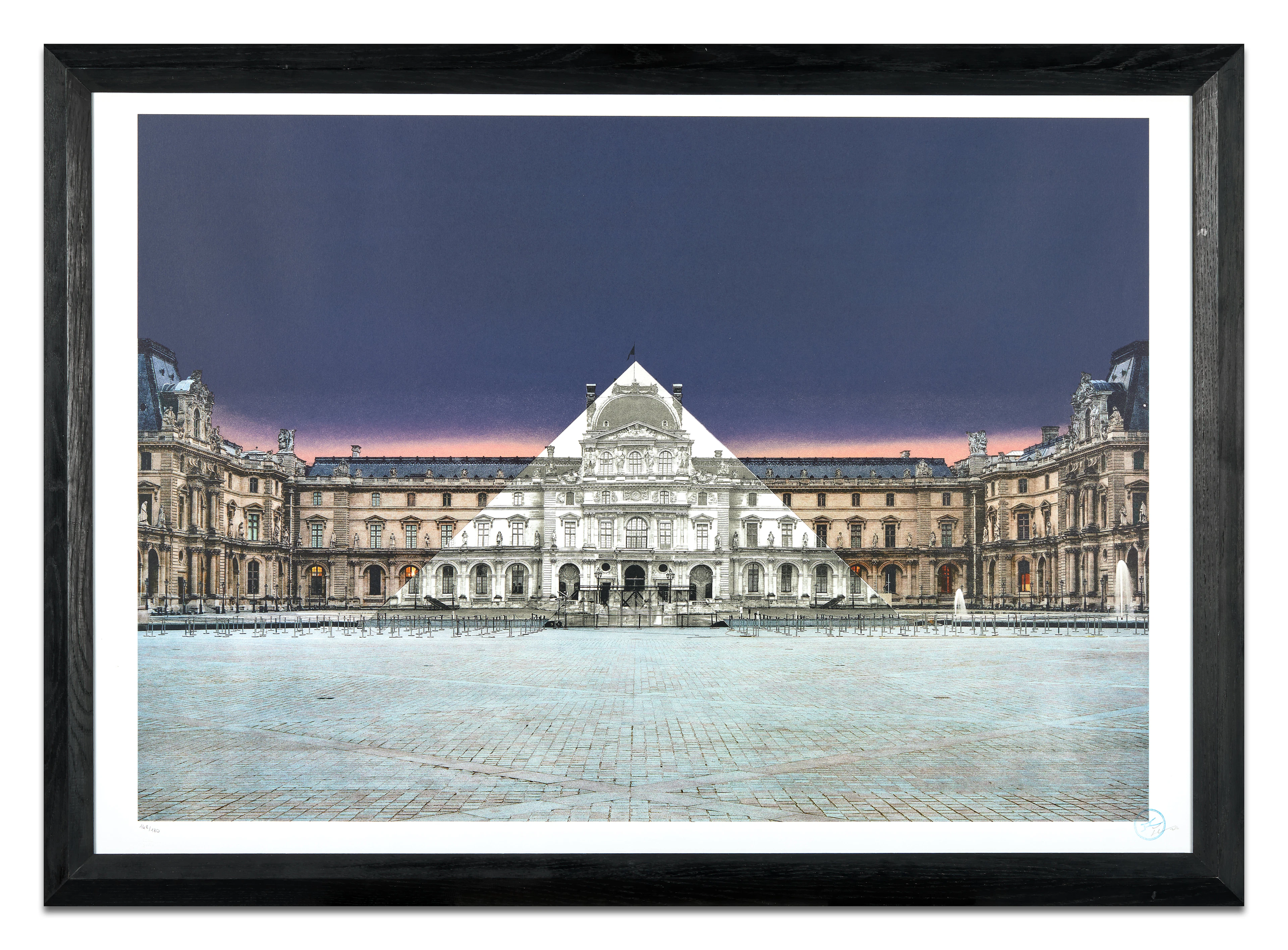 JR au Louvre, La Pyramide, 20 juin à 05h41, Paris - 2016