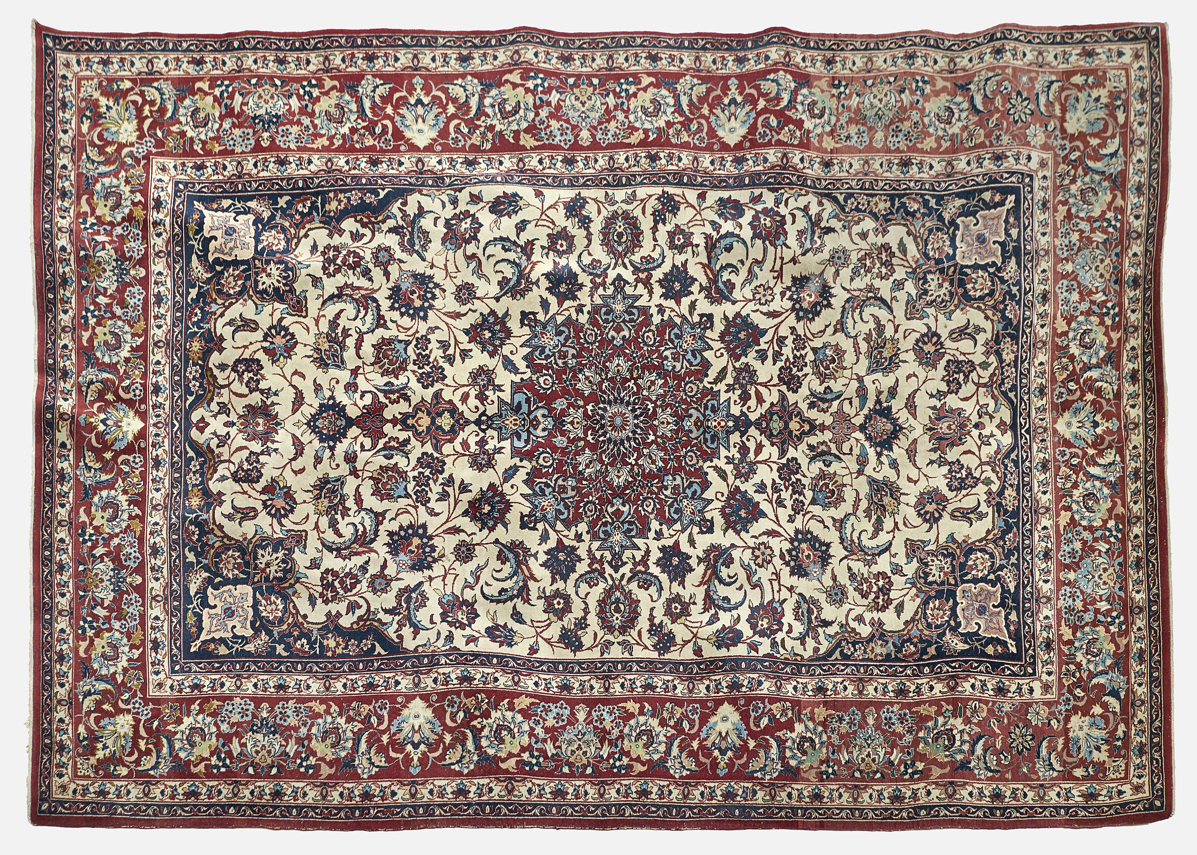 TAPIS ISPAHAN, IRAN, XXe SIÈCLE