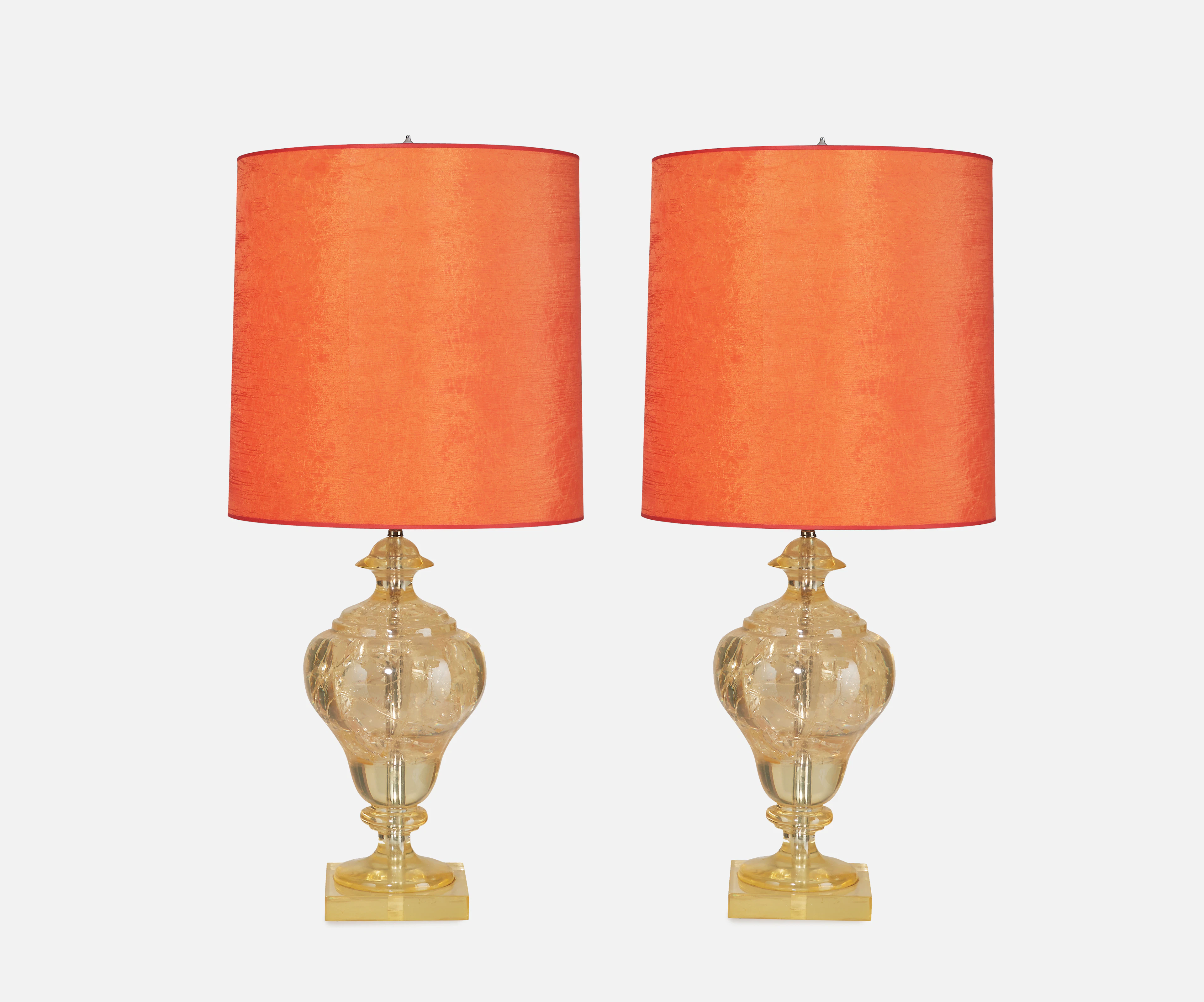 PAIRE DE LAMPES, TRAVAIL MODERNE