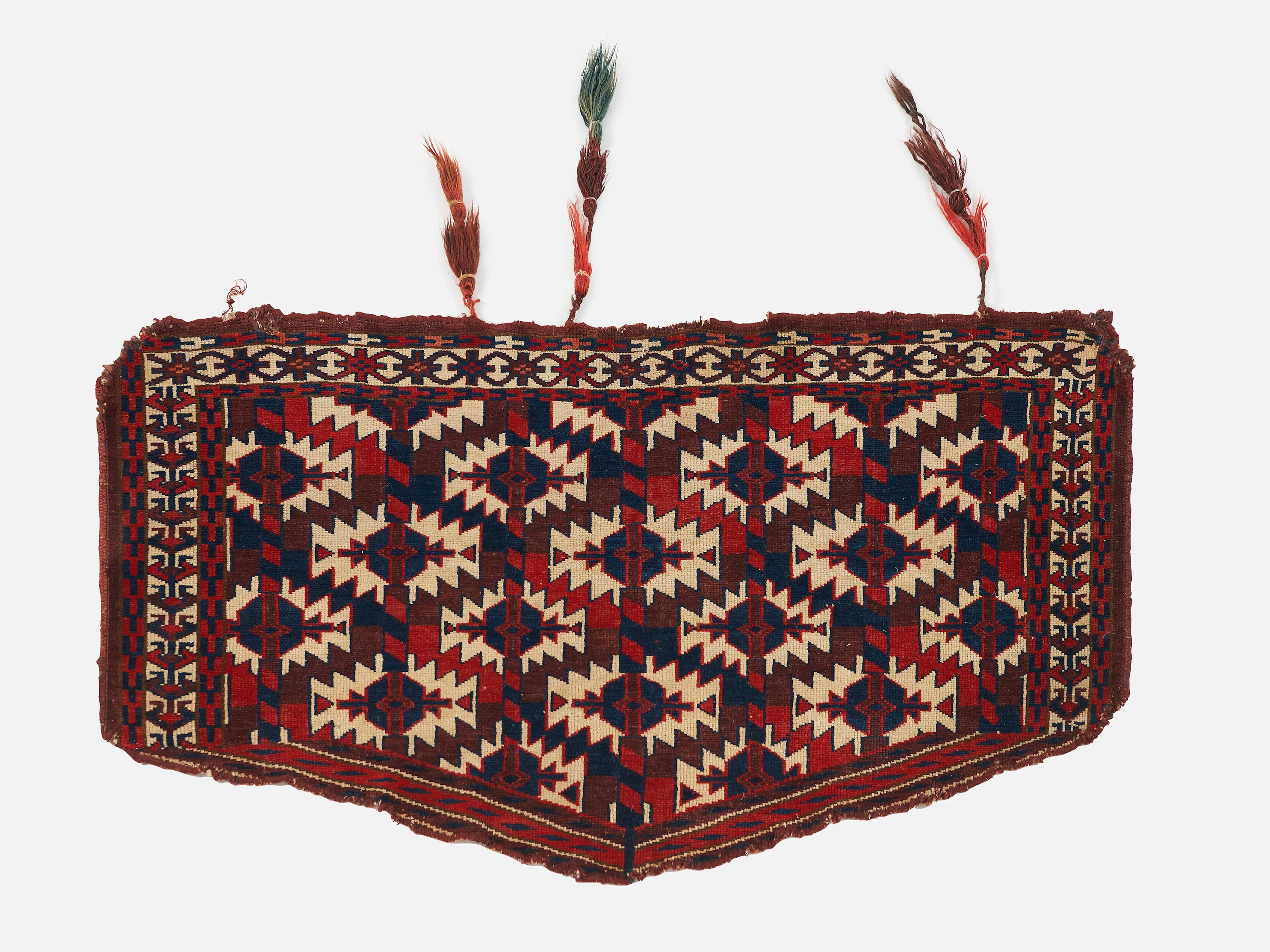 TAPIS AZMALYK YOMUD, ASIE CENTRALE, TURKMENISTAN, FIN DU XIXe SIÈCLE