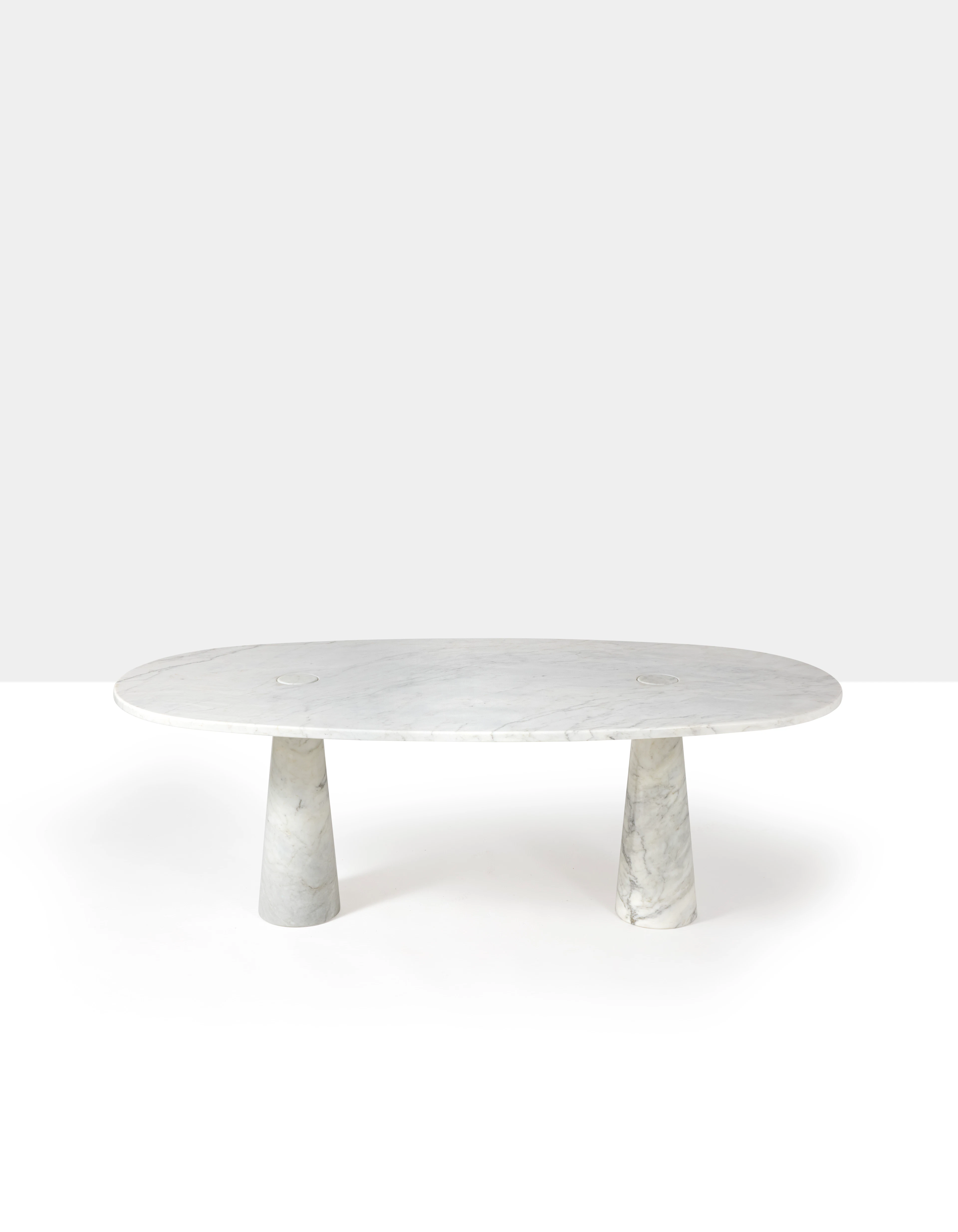 A Carrara marble “Eros” table by Angelo Mangiarotti for...