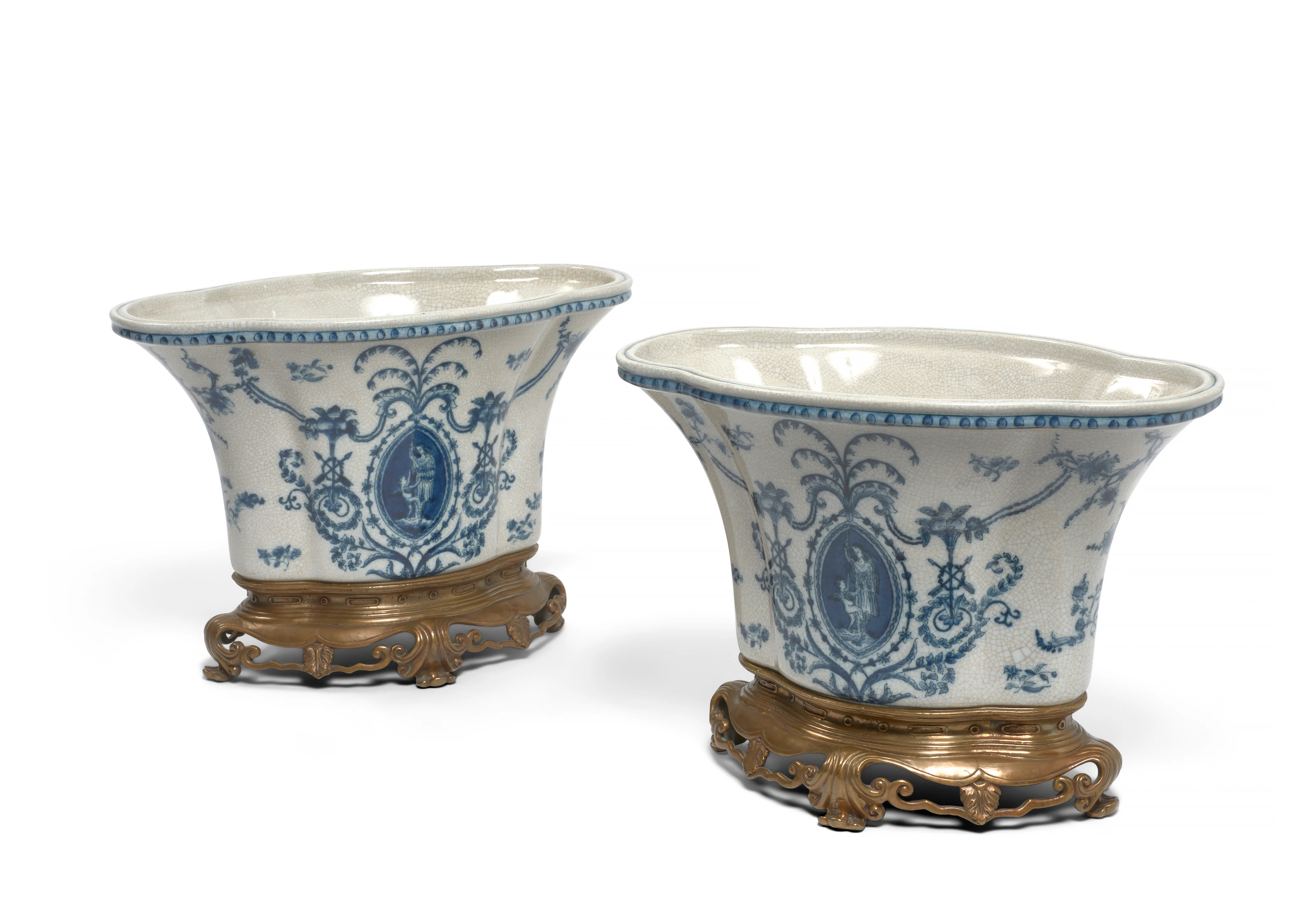 Paire de jardinières dites "Vases Hollandais"