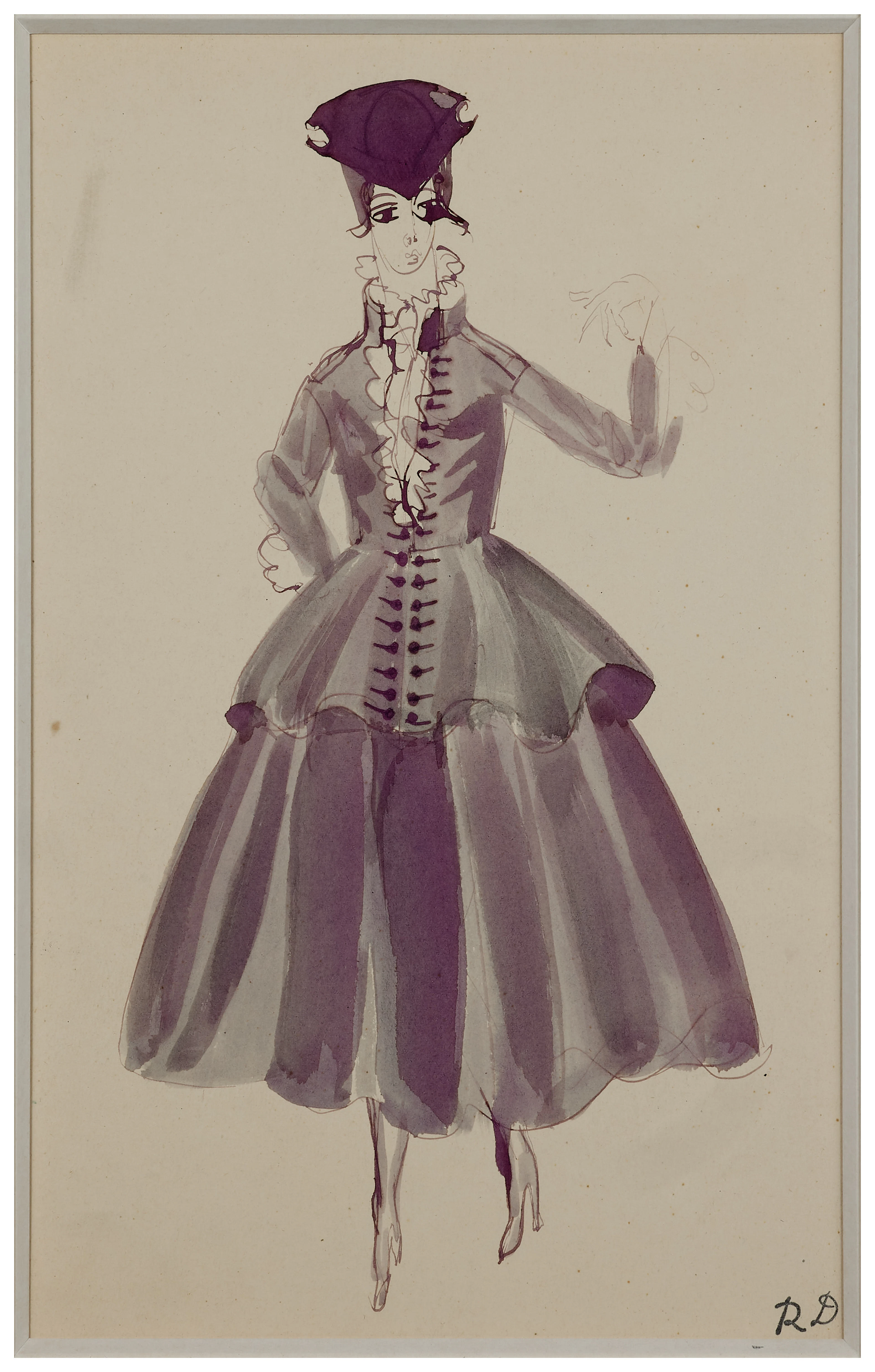 Etude de robe pour Paul Poiret