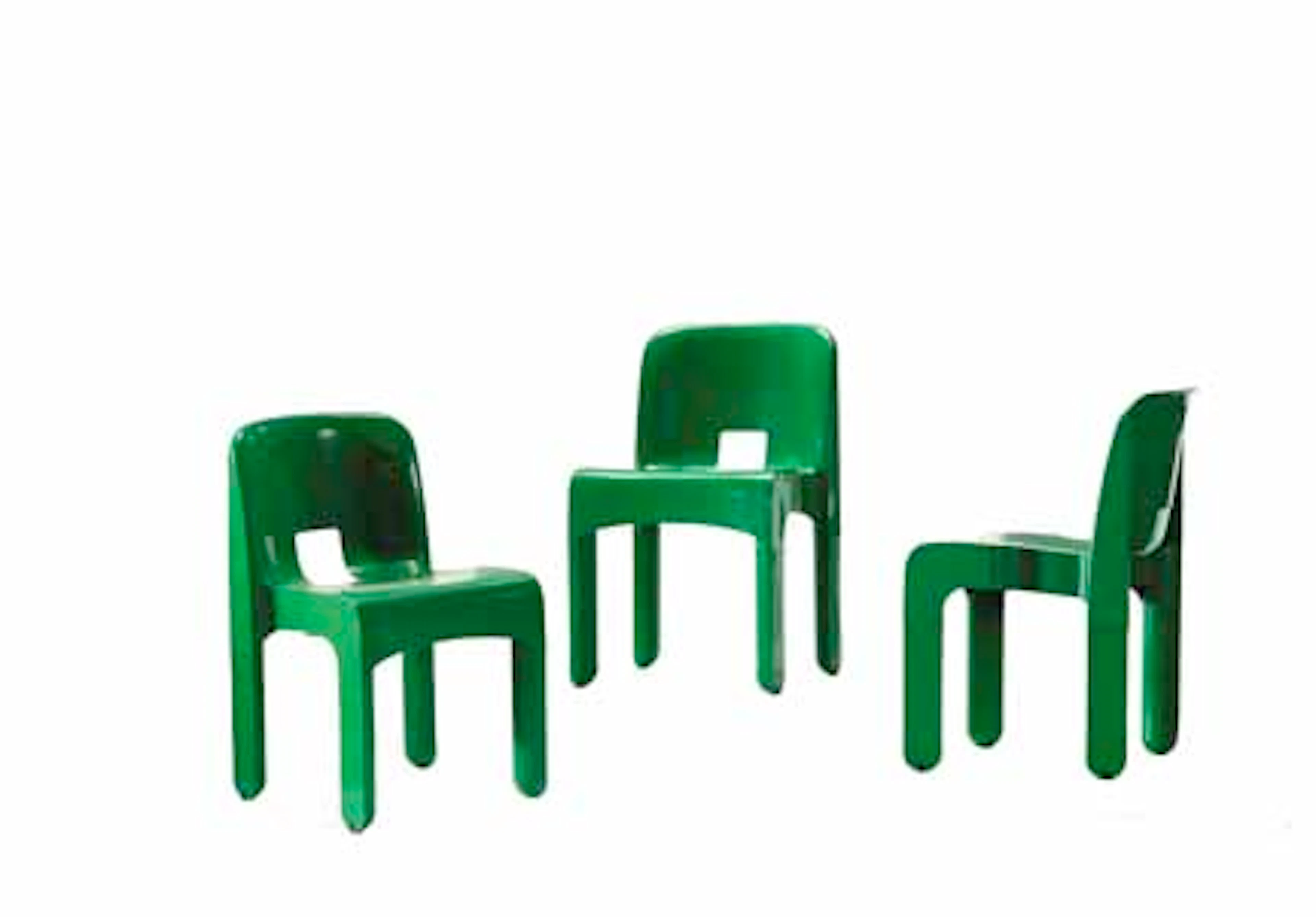 Three 'Universale' Chairs.