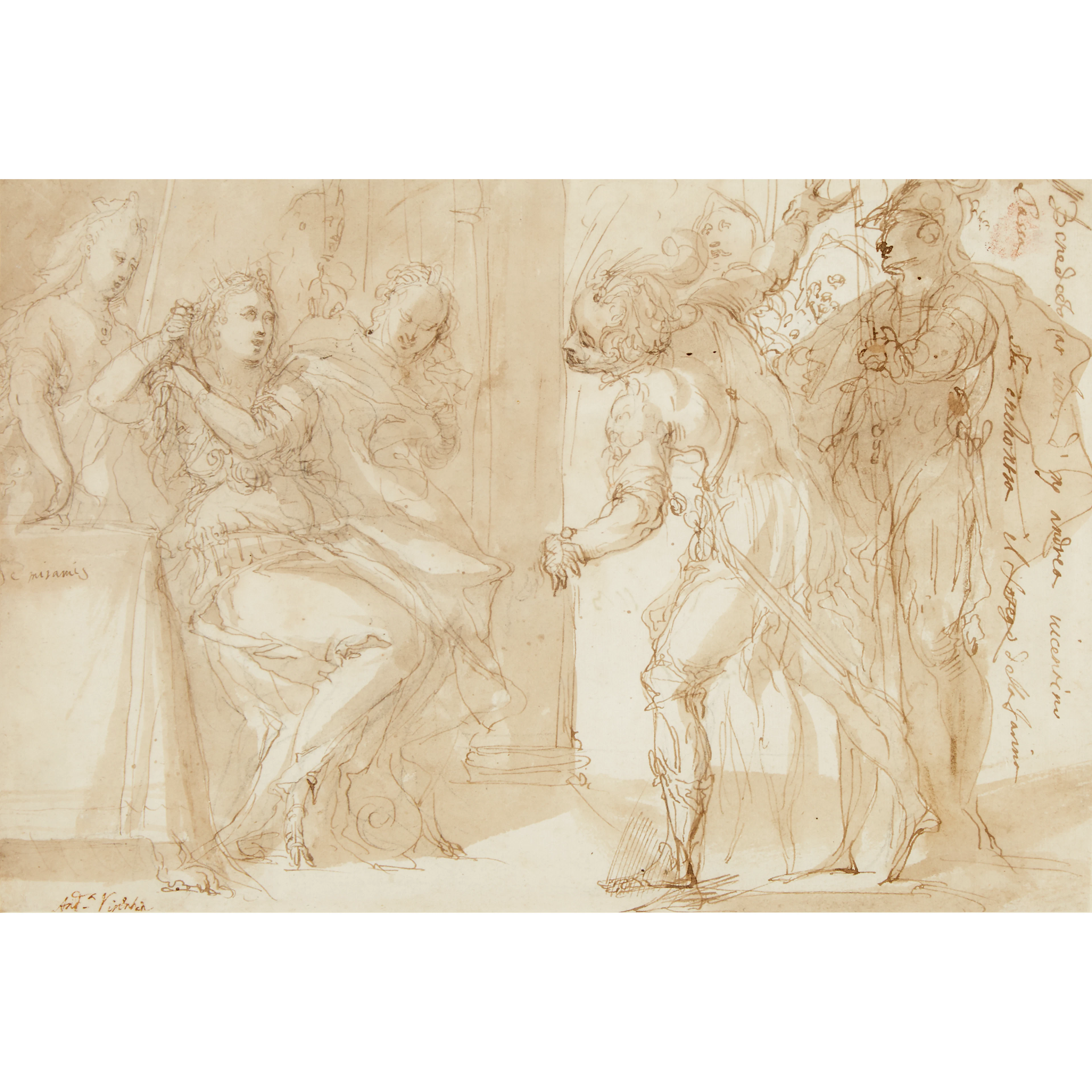 Semiramis Hearing The News Of A Revolt In Babylon