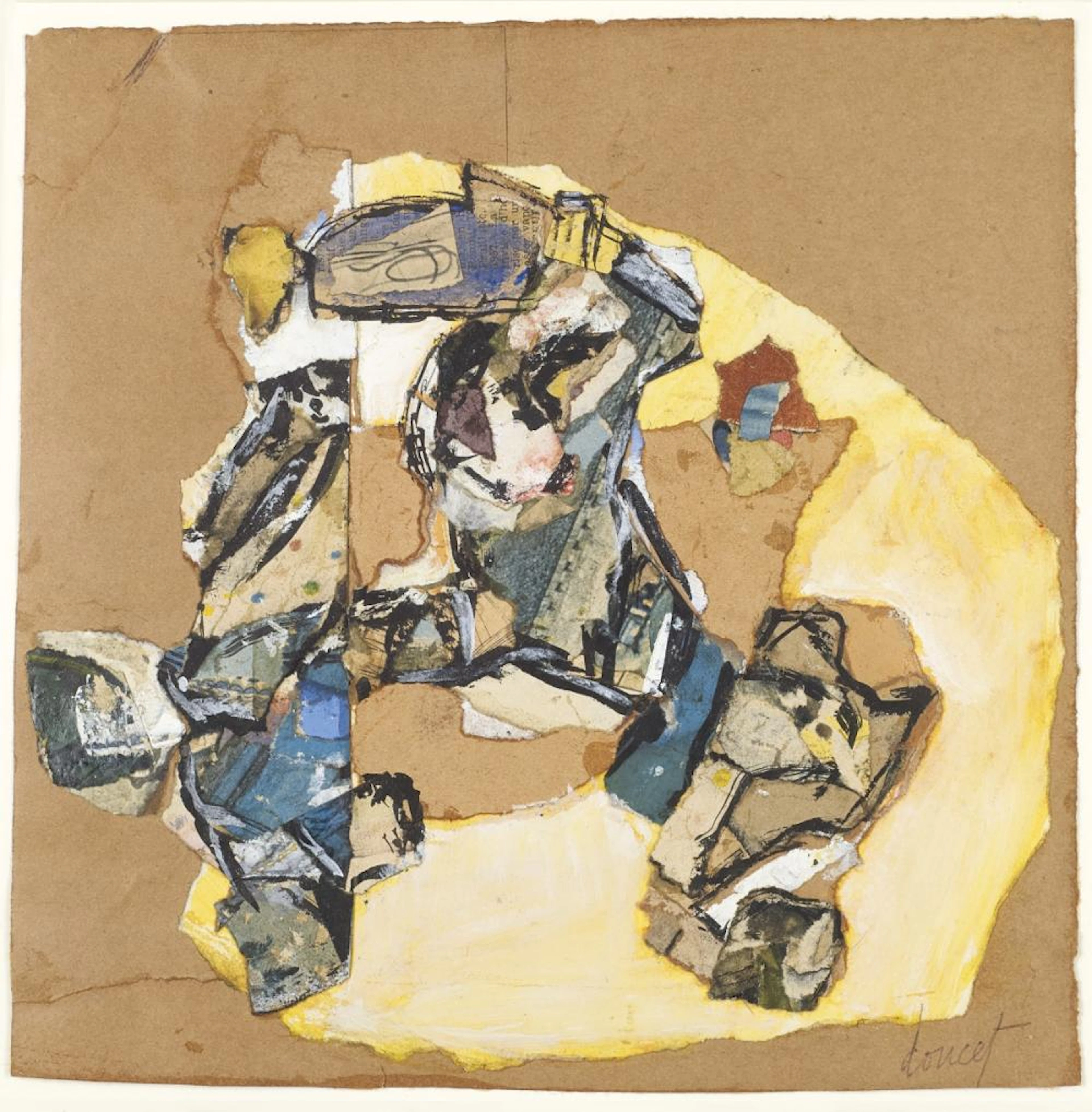 Jacques DOUCET - COMPOSITION, vers 1965