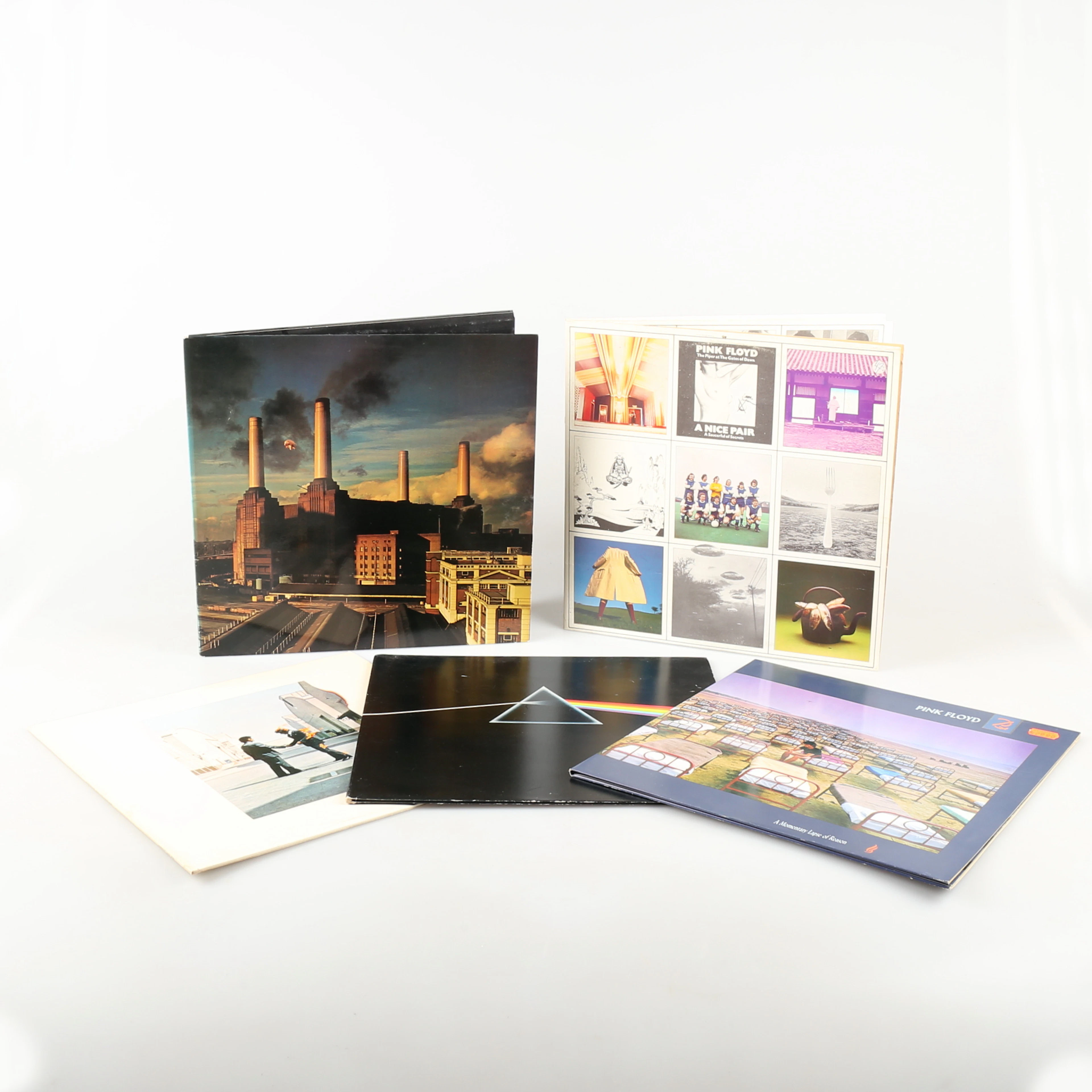 LP-SKIVOR, 5 st, Pink Floyd.
