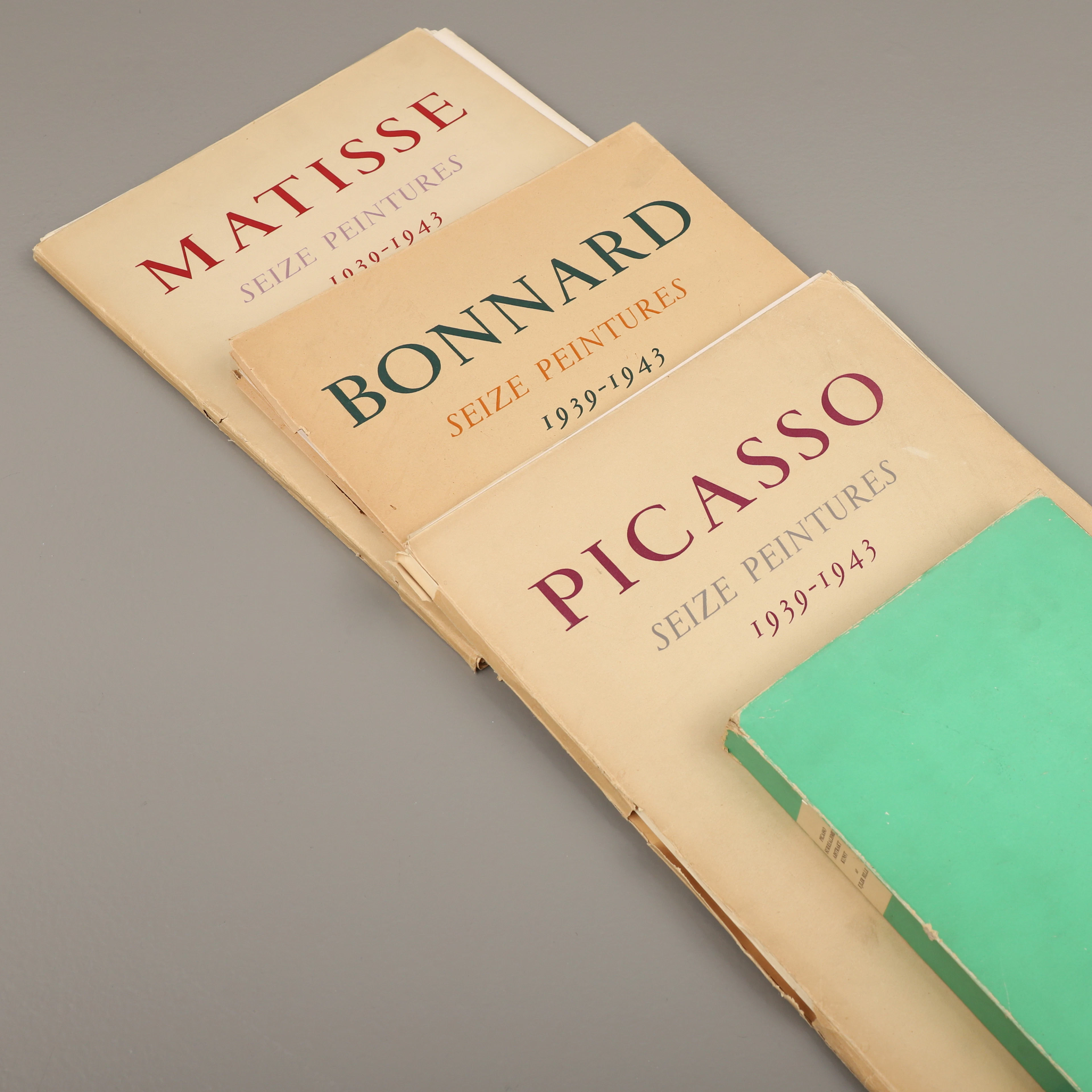 PARTI KONSTBÖCKER, Bonnard, Matisse och Picasso.
