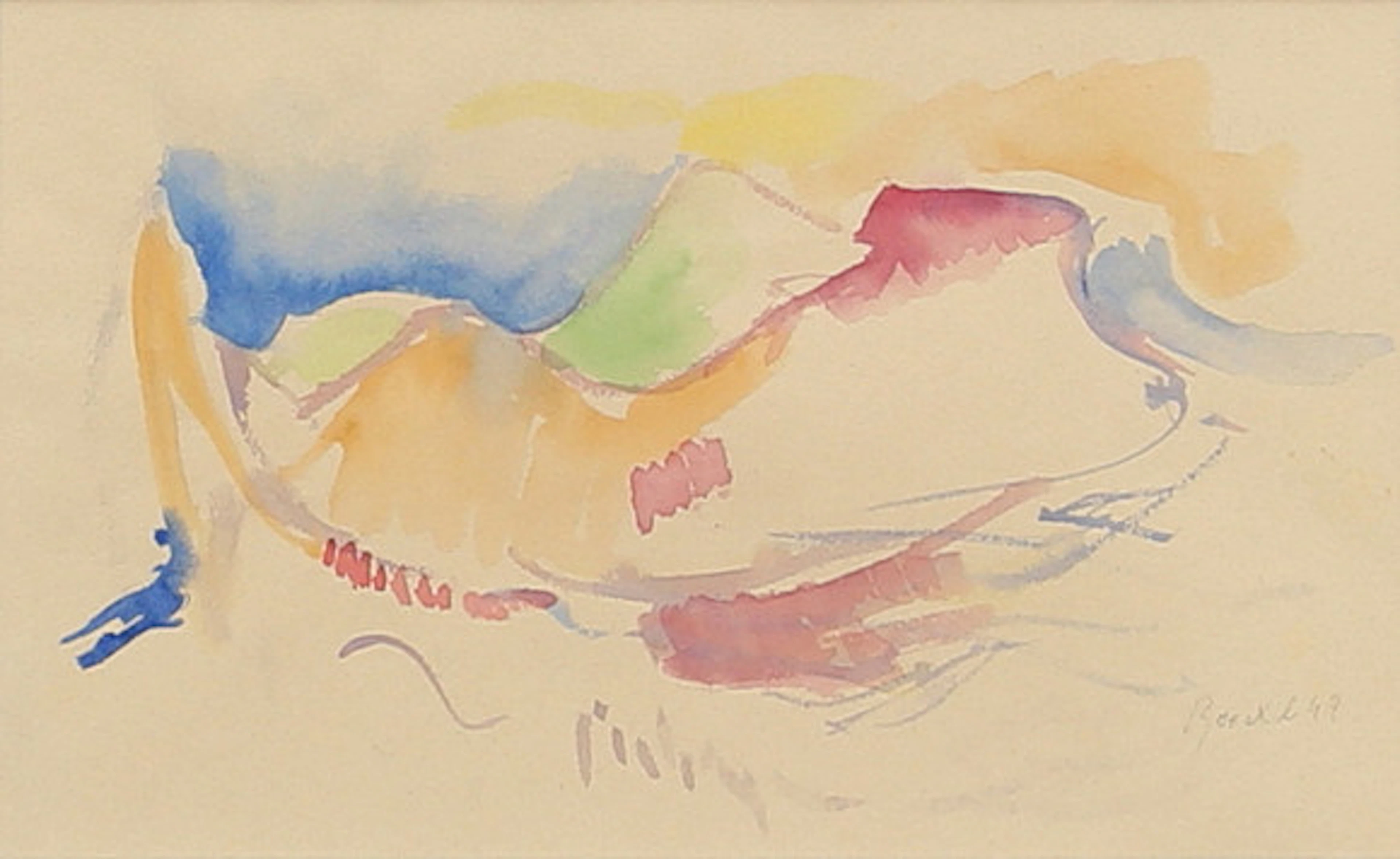 HERBERT BOECKL (1894-1966). Akvarell signe…