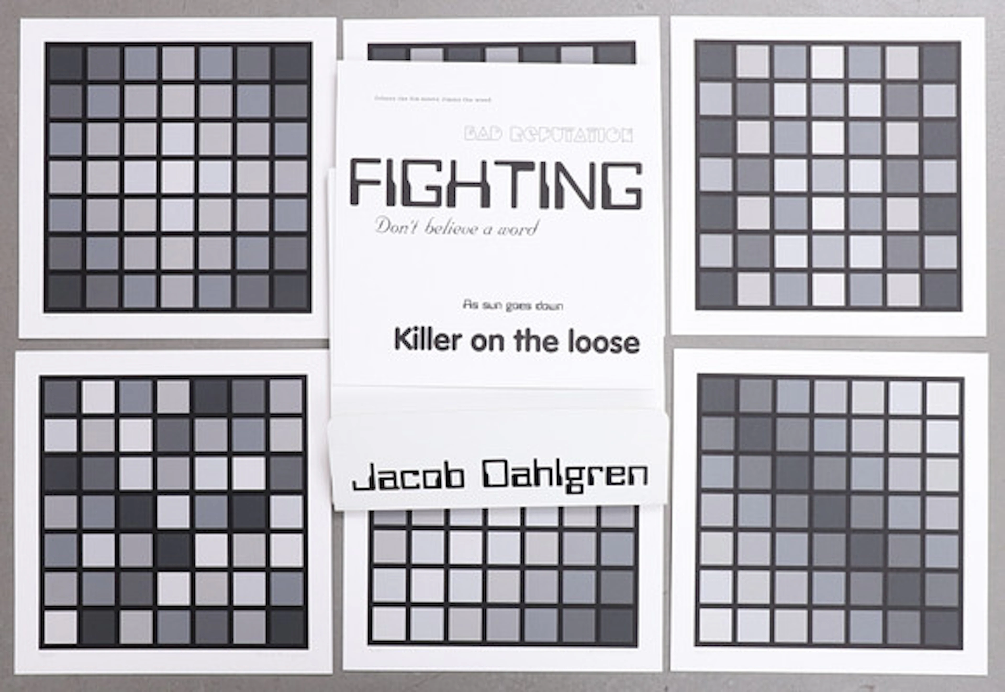 JACOB DAHLGREN (FÖDD 1970). Mapp, "Fightin…