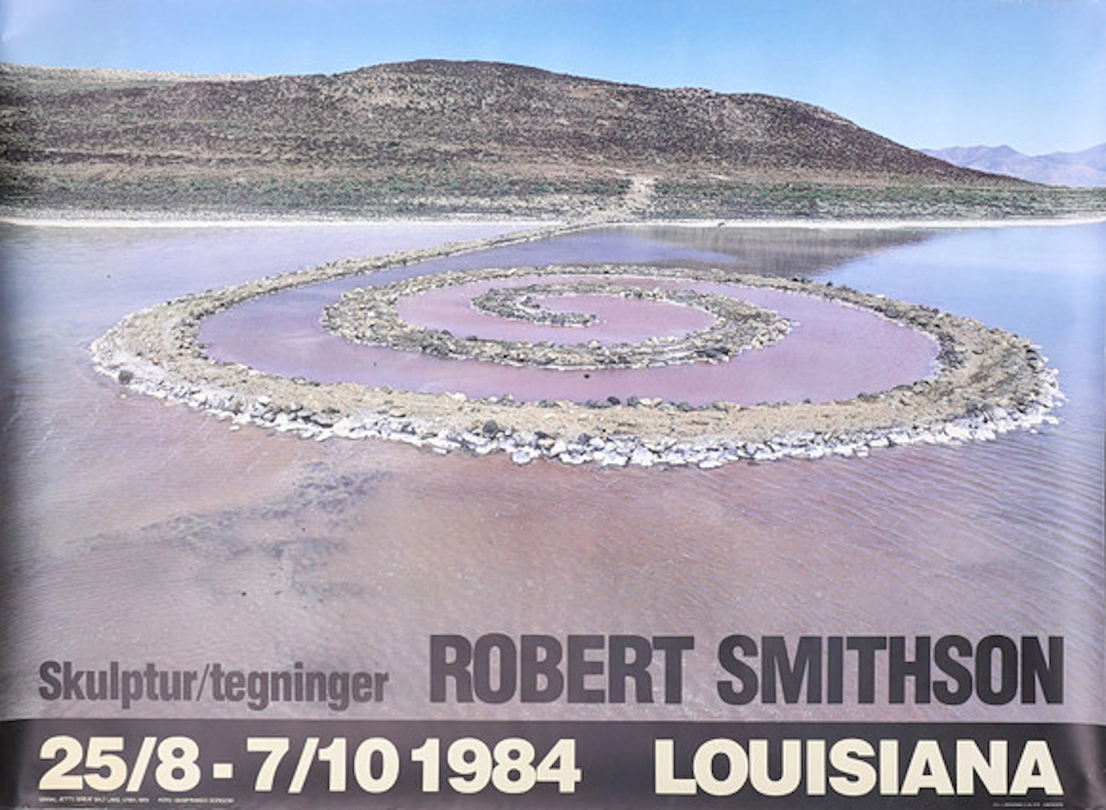 UTSTÄLLNINGSAFFISCH, Robert Smithson, Loui…