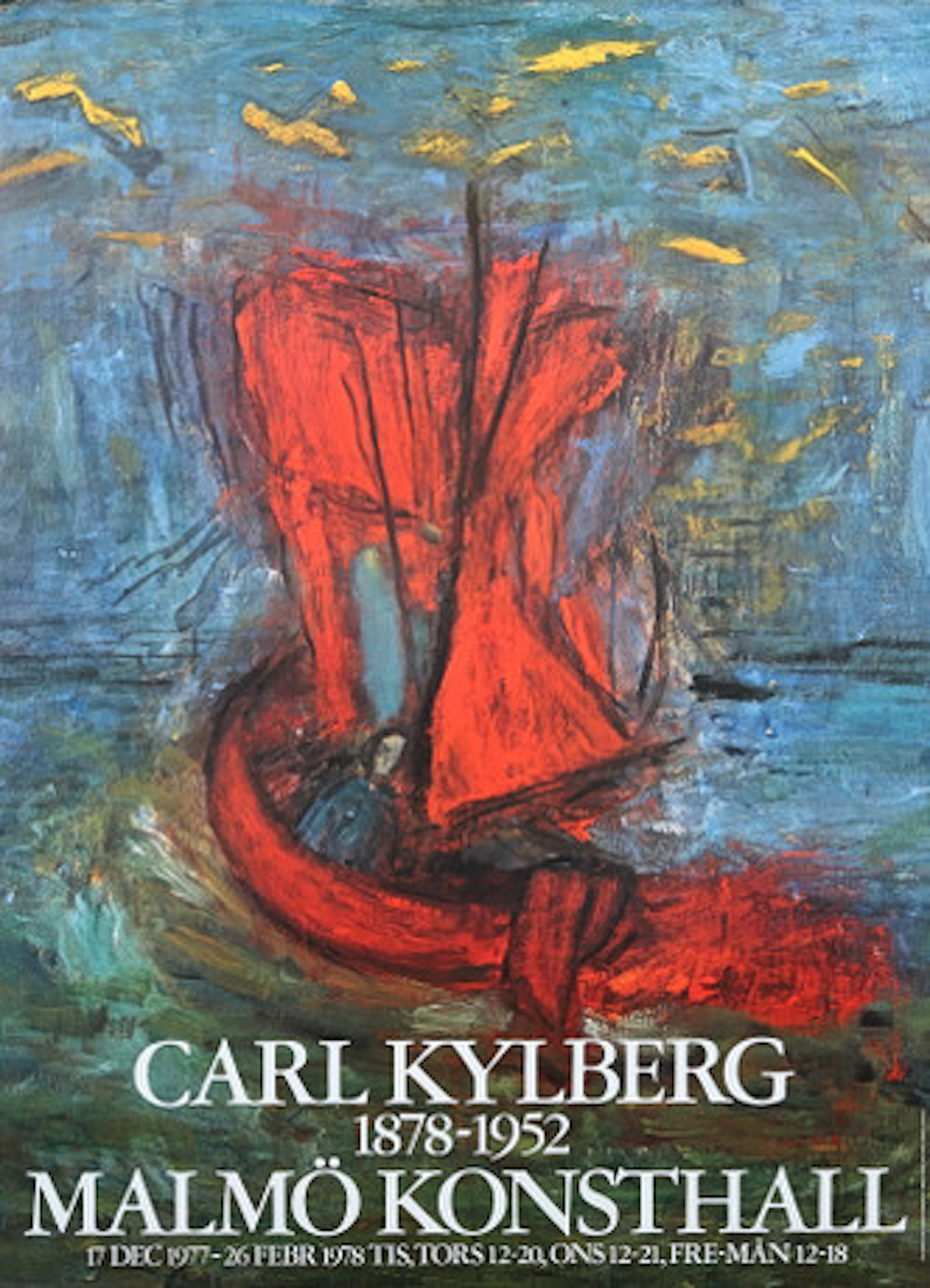UTSTÄLLNINGSAFFISCH, Carl Kylberg 1878-195…