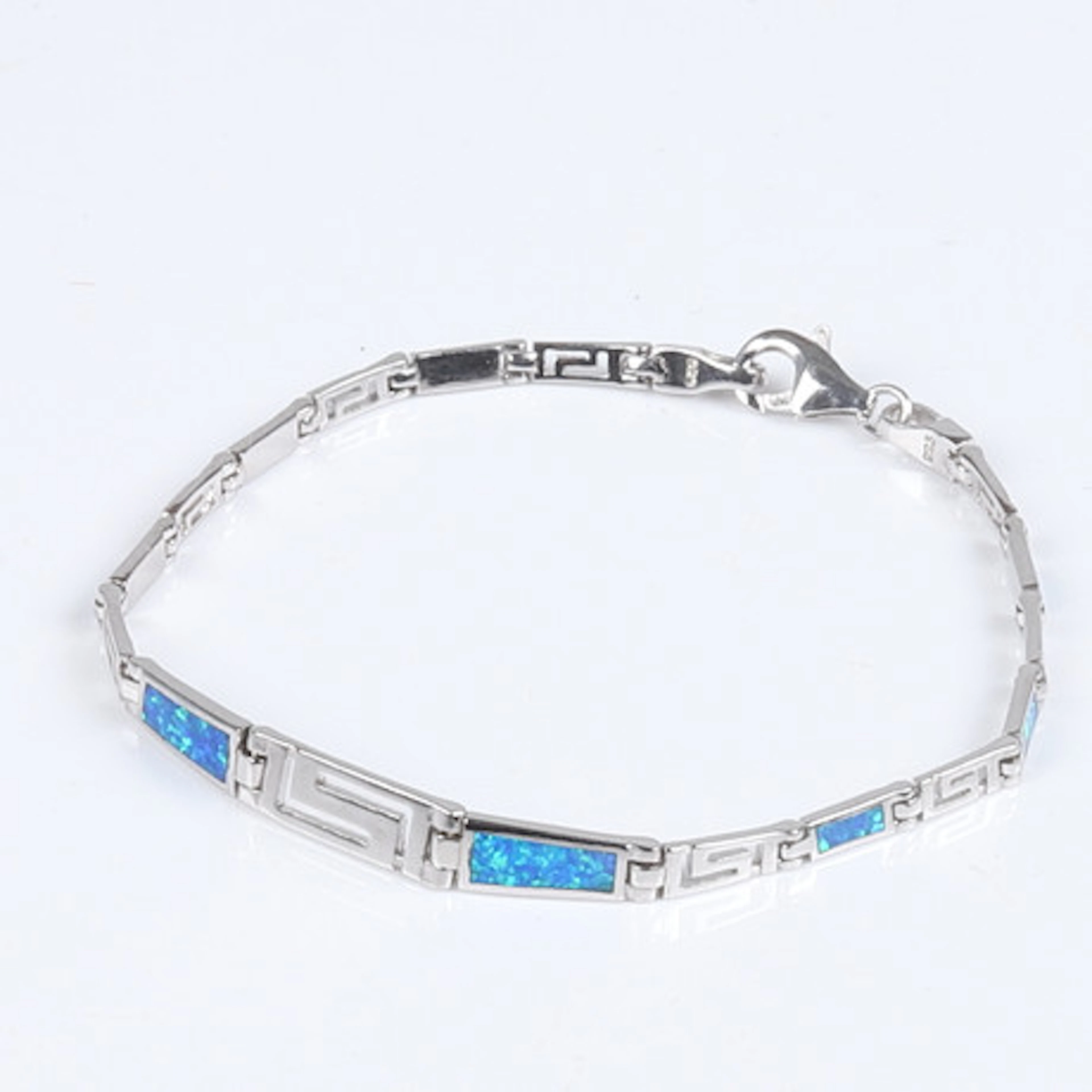 ARMBAND, Sterling silver, Opaler, Grekland.