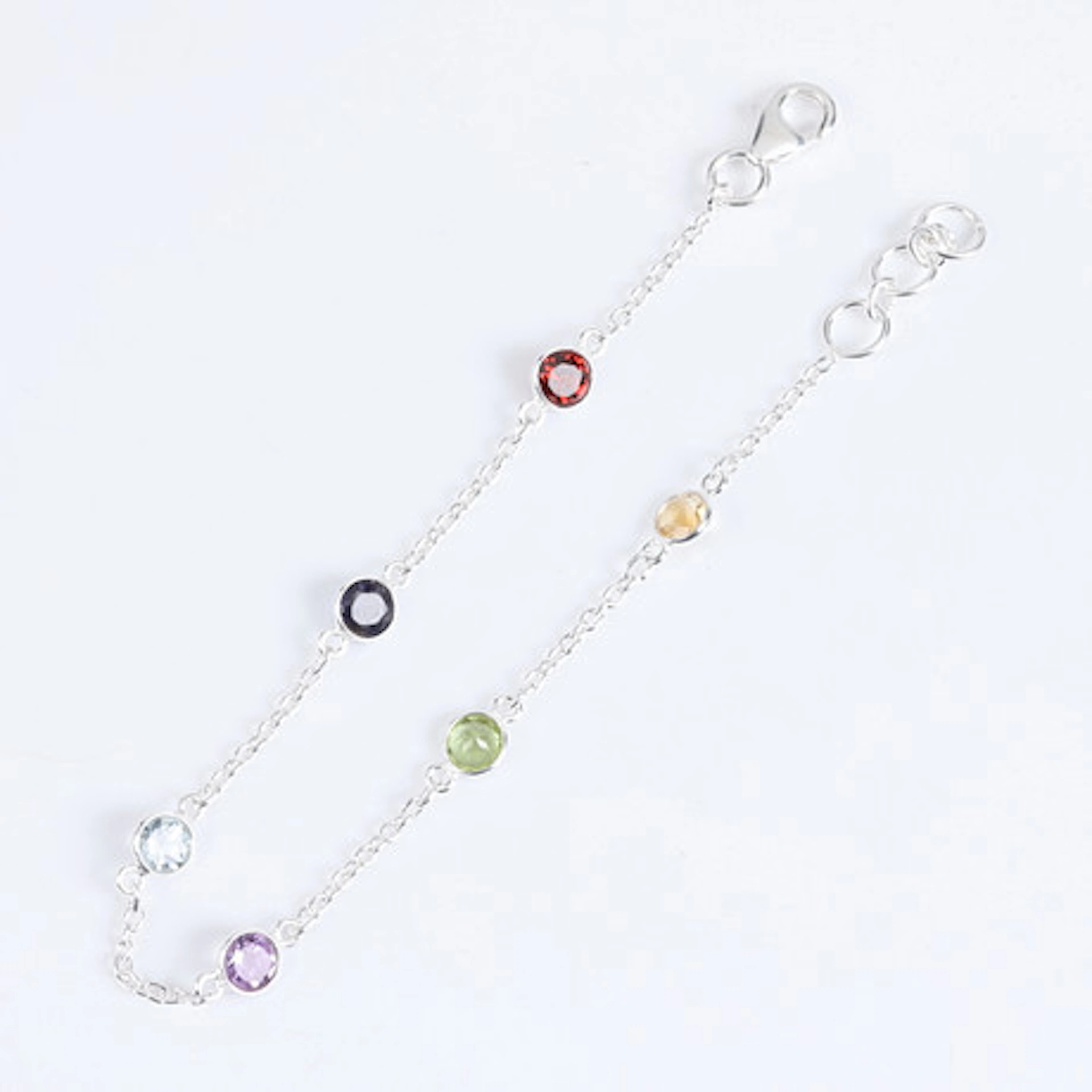 ARMBAND, Sterling silver, Ametist, Bergskr…