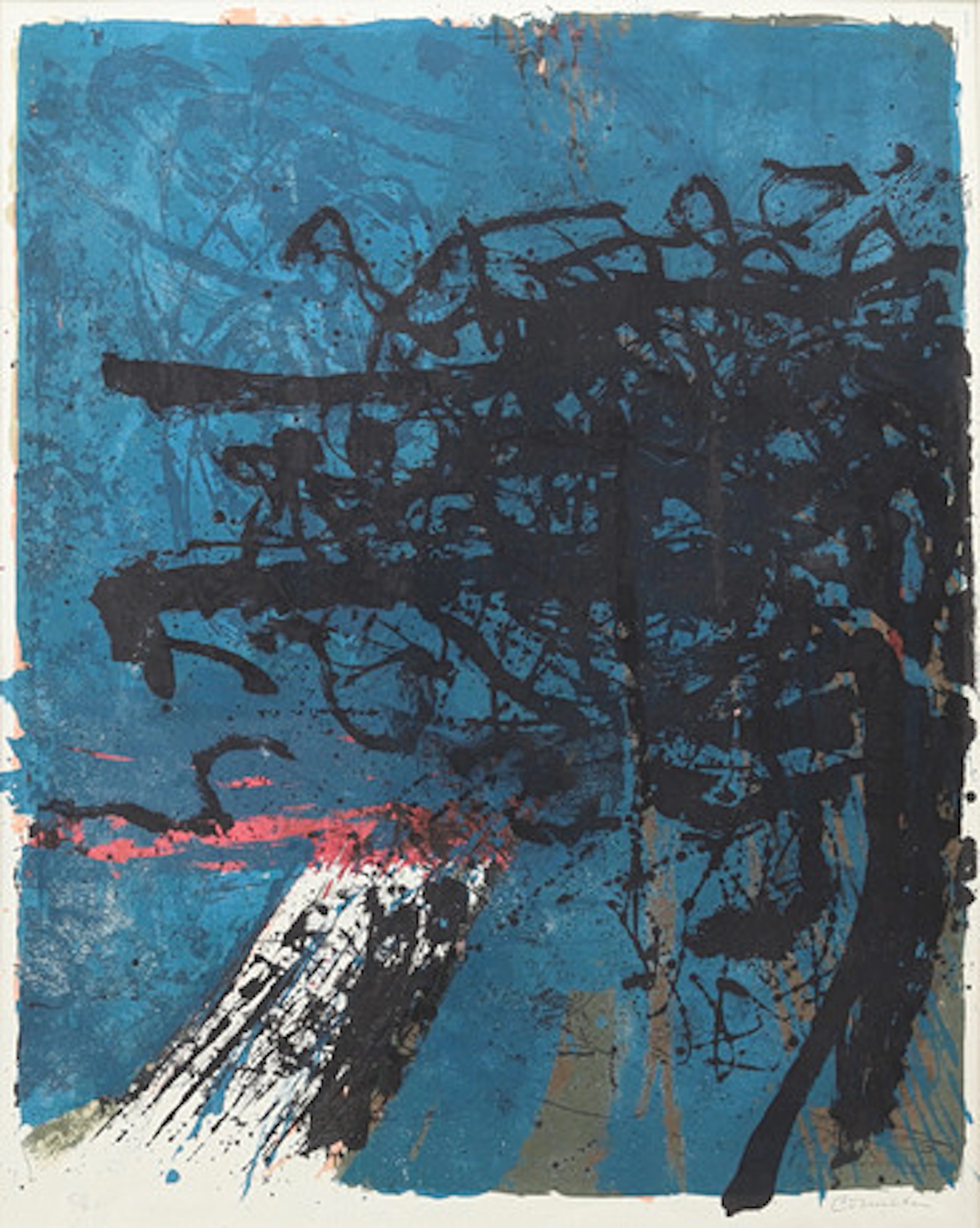 CARL OTTO HULTÉN. Abstrakt komposition, li…