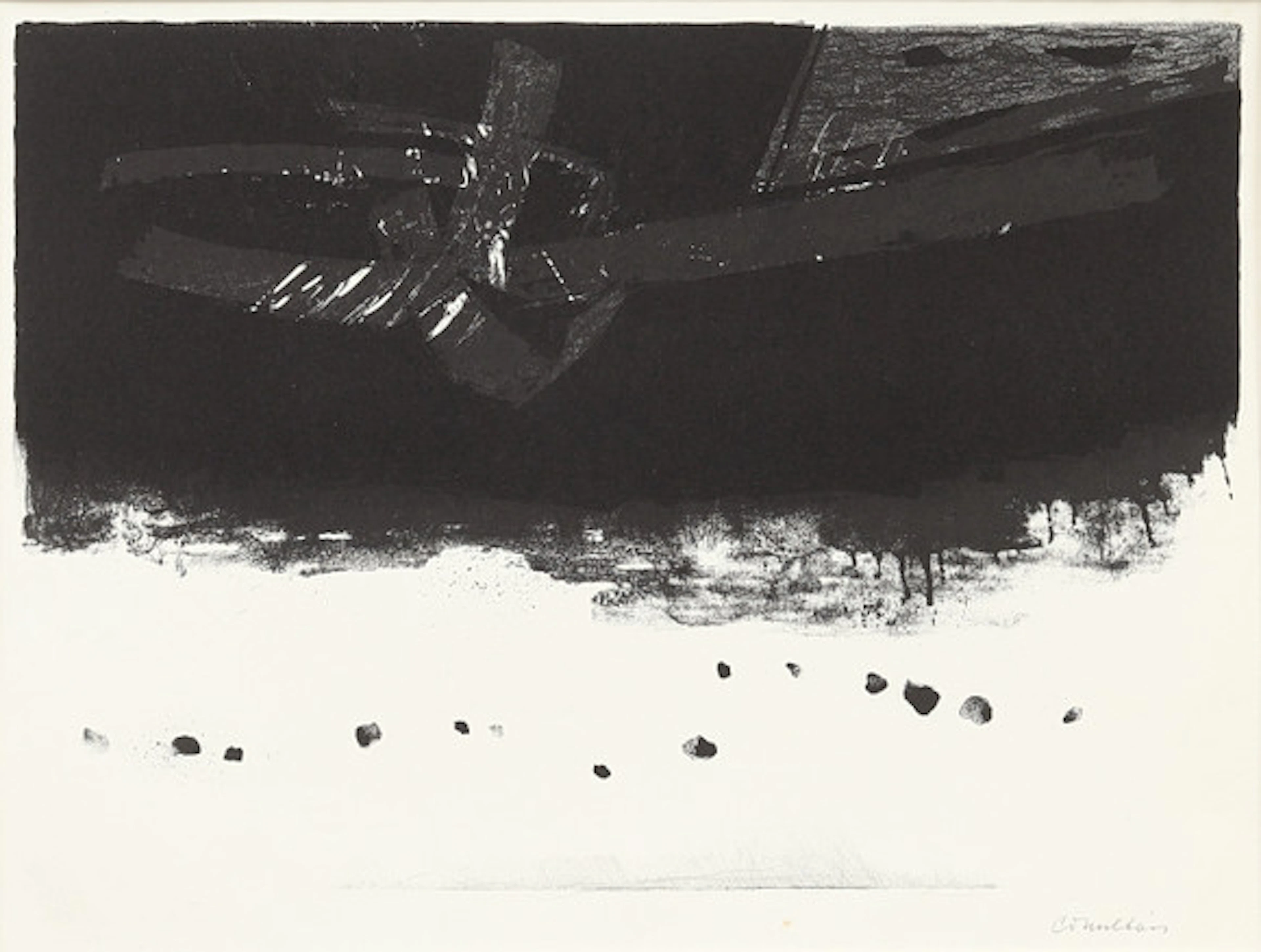 CARL OTTO HULTÉN. Abstrakt komposition, li…
