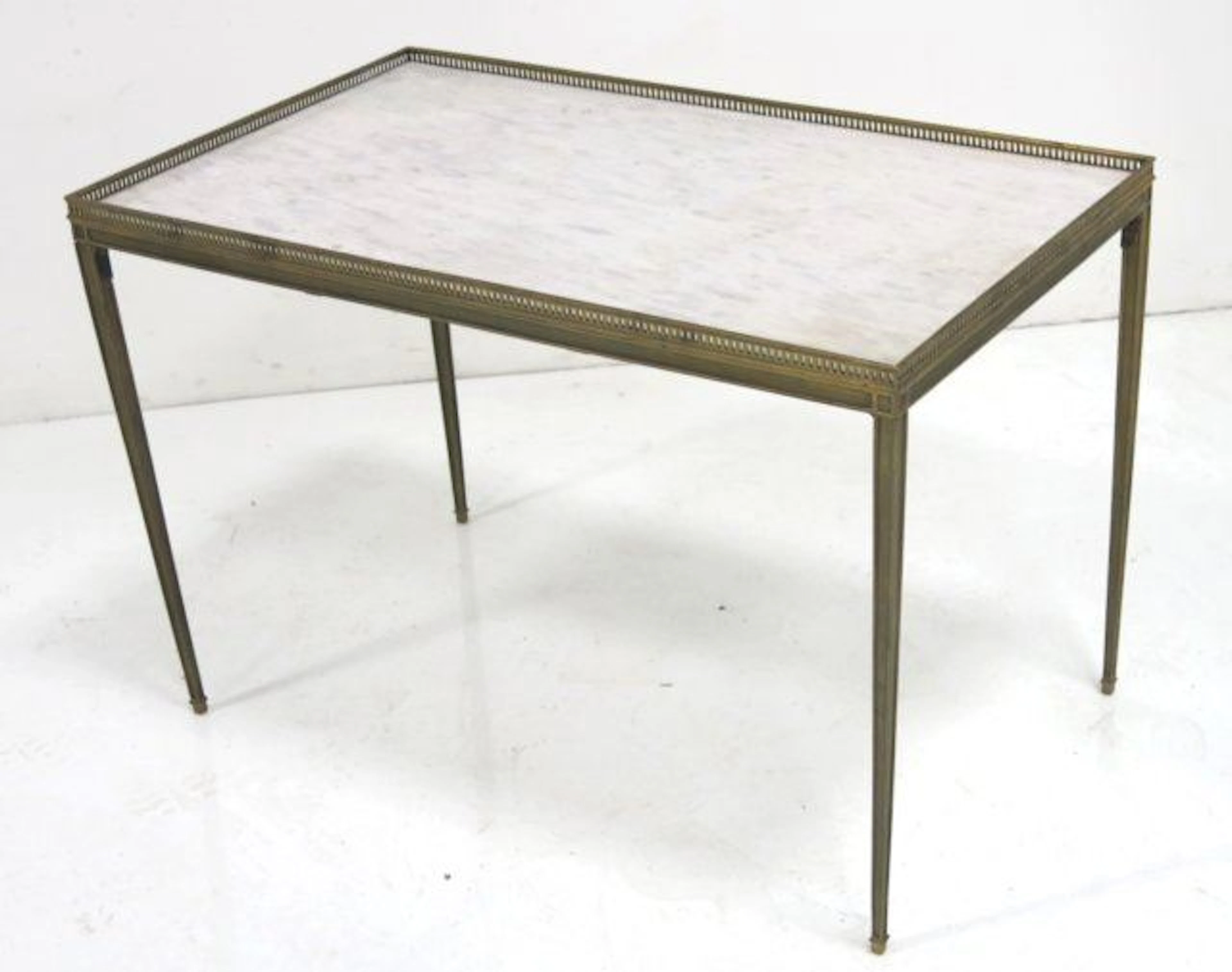 Ignacio Pirovano for Comte SA brass side table