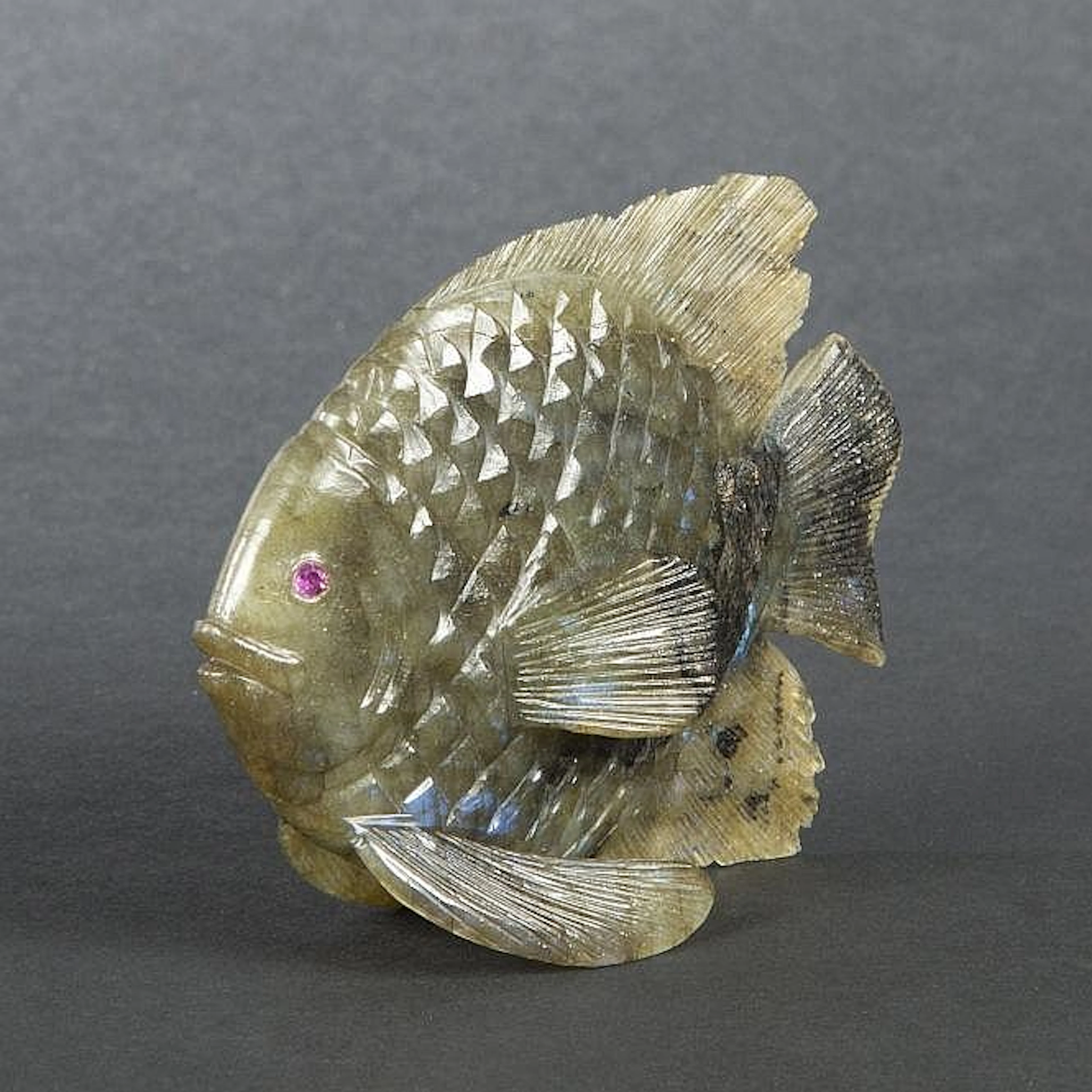Labradorite fish, 20th Century