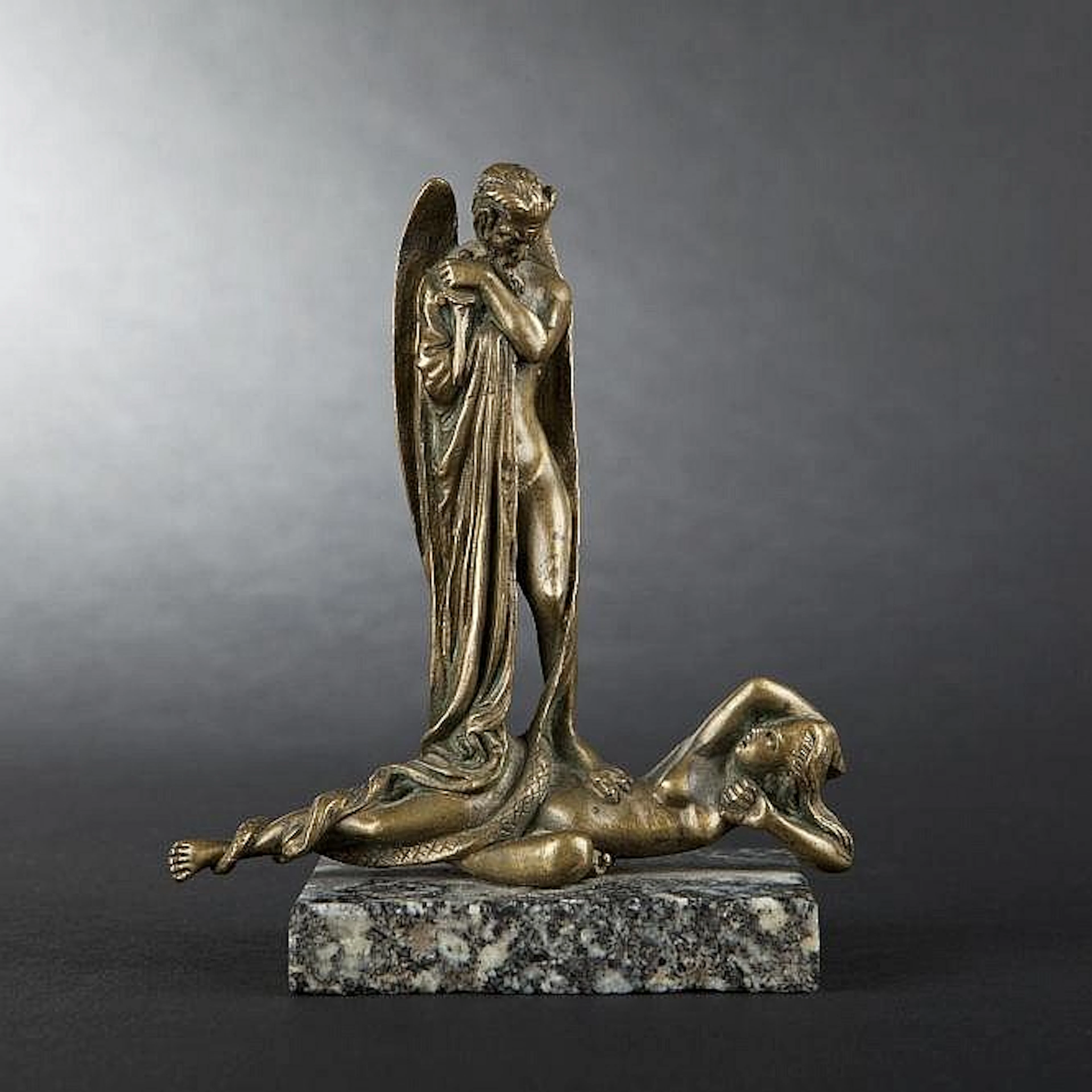 Bronze paper weight, 19th Century