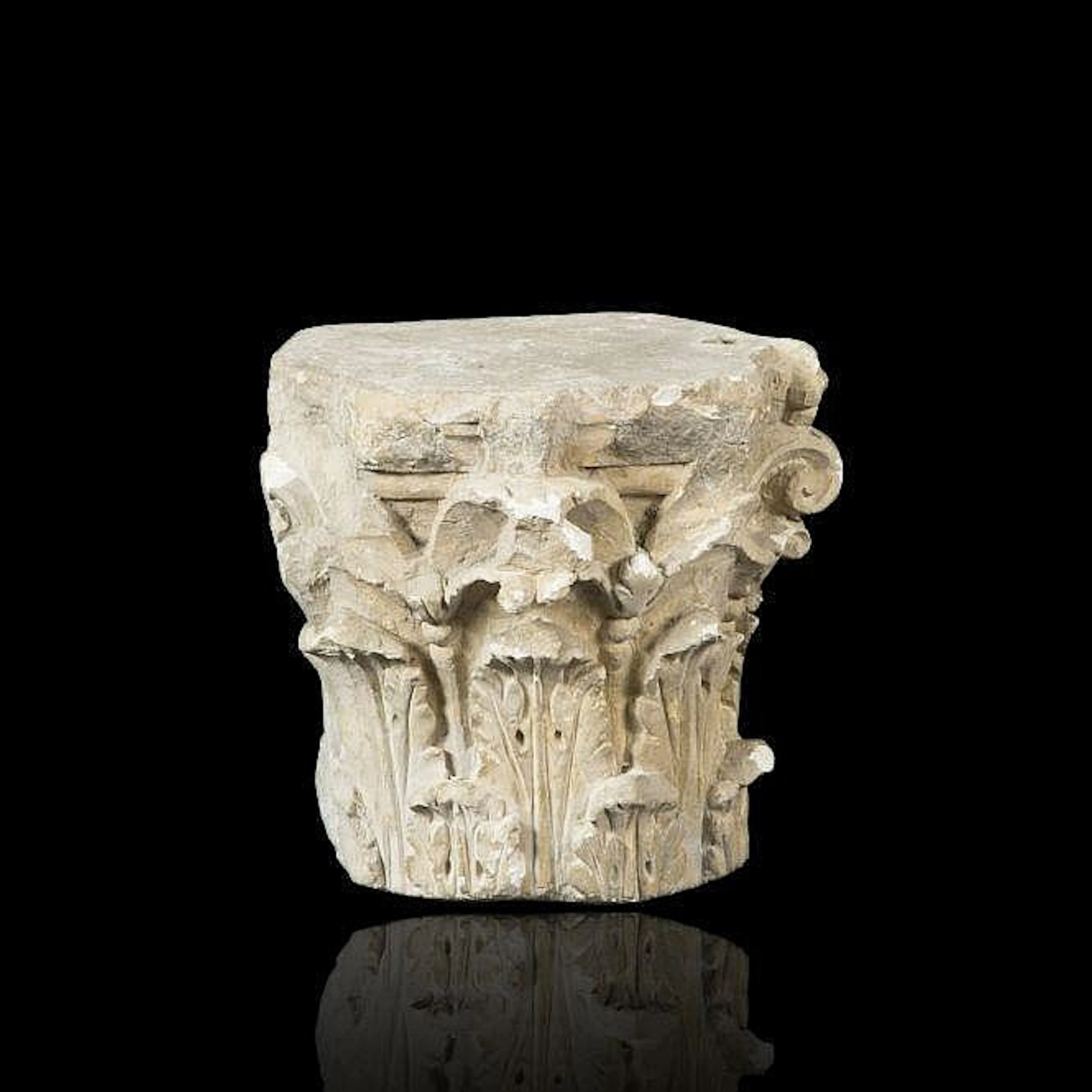 Limestone capital, 16th Century