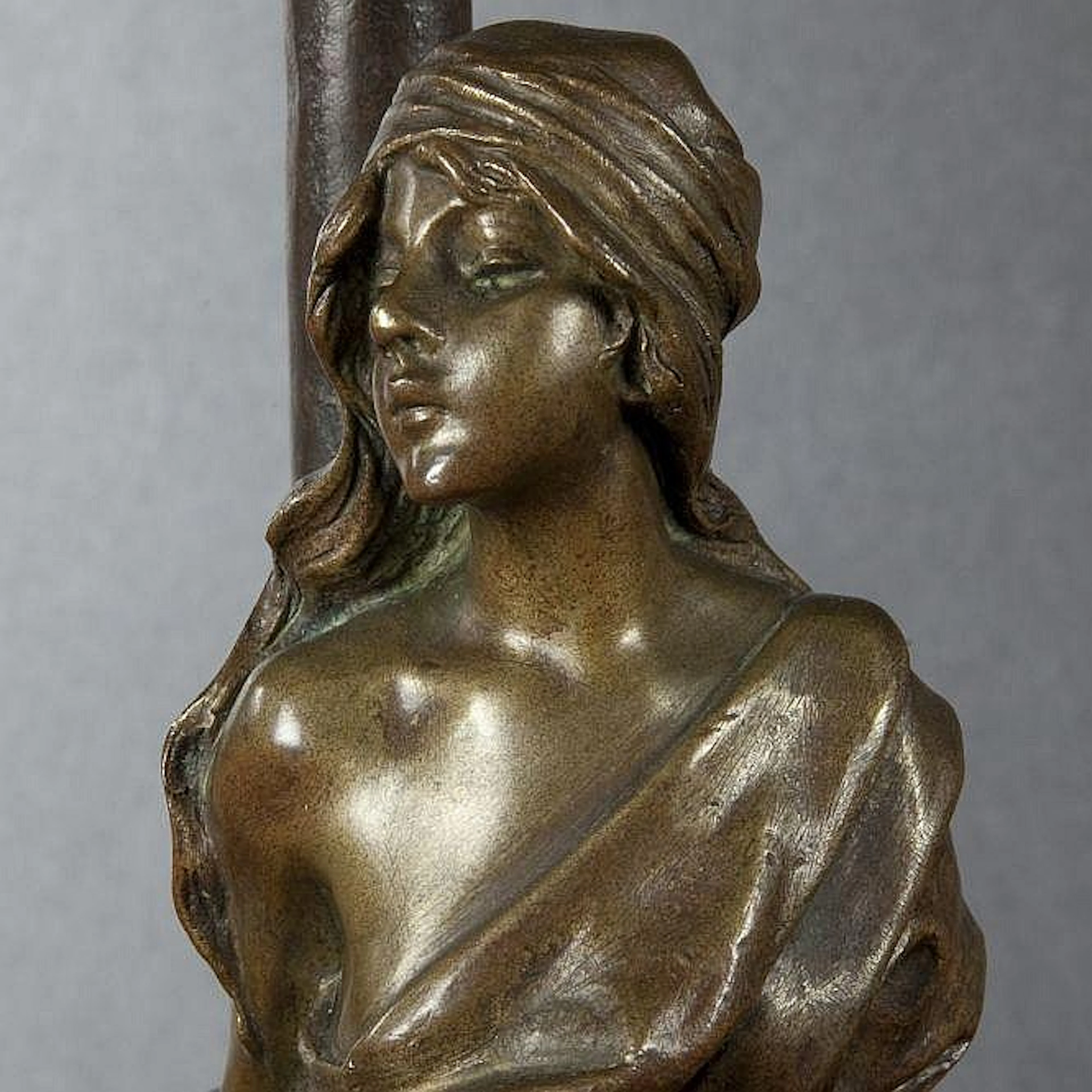 Emmanuel Villanis. Hostage, bronze