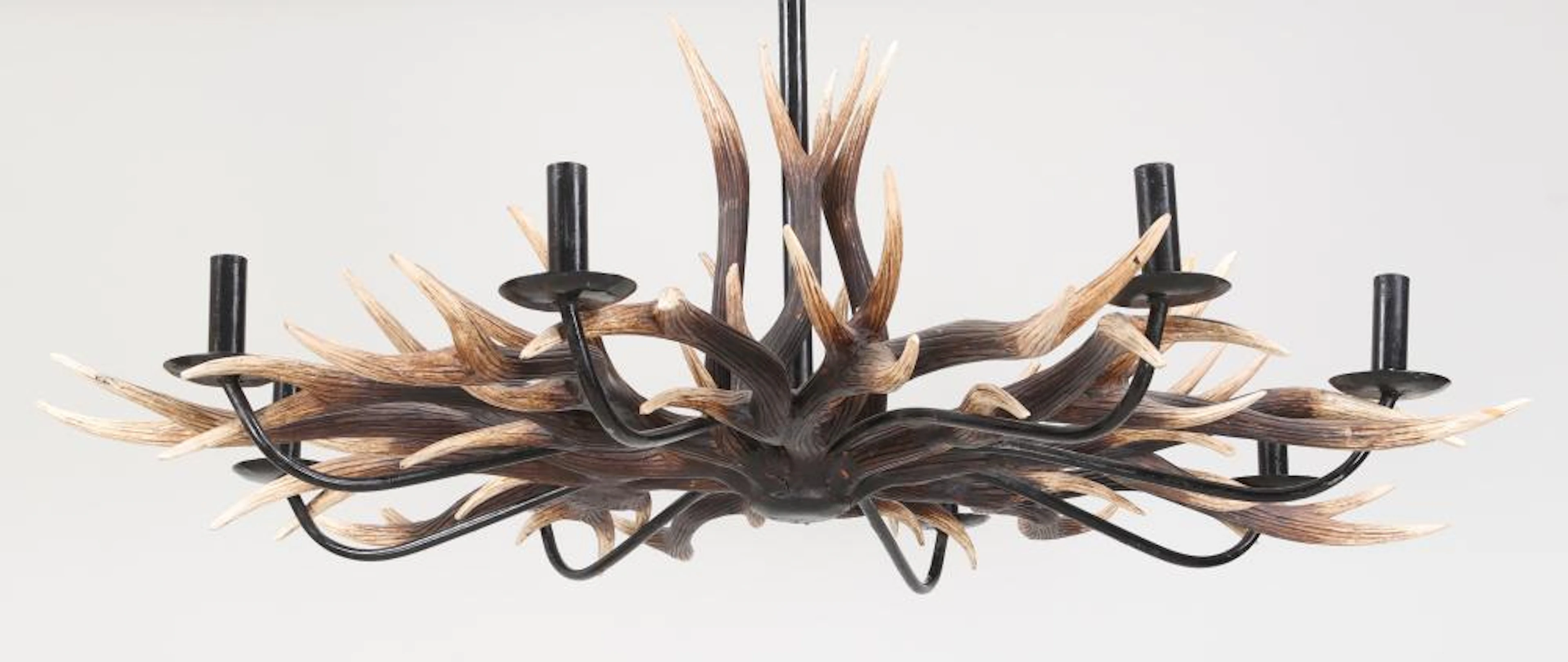 Carved Folk Art chandelier