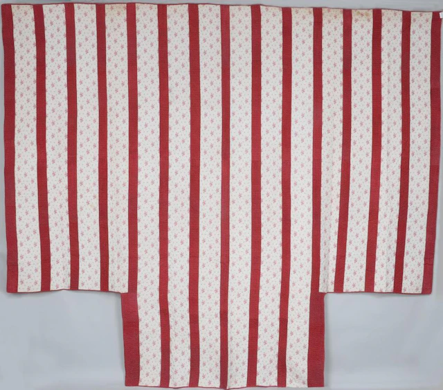 Striped Counterpane quilt