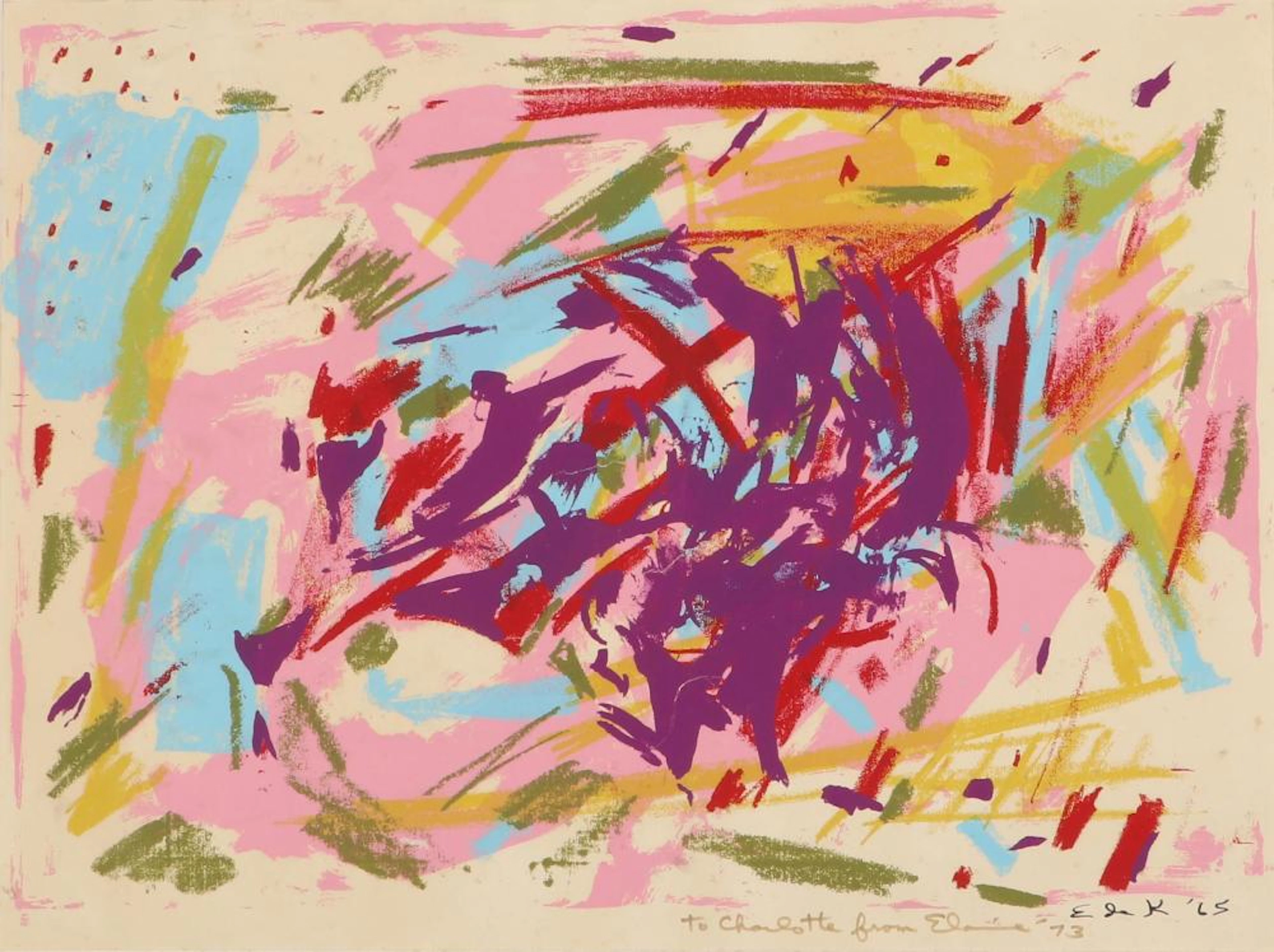 ELAINE DE KOONING (American, 1918-1989)